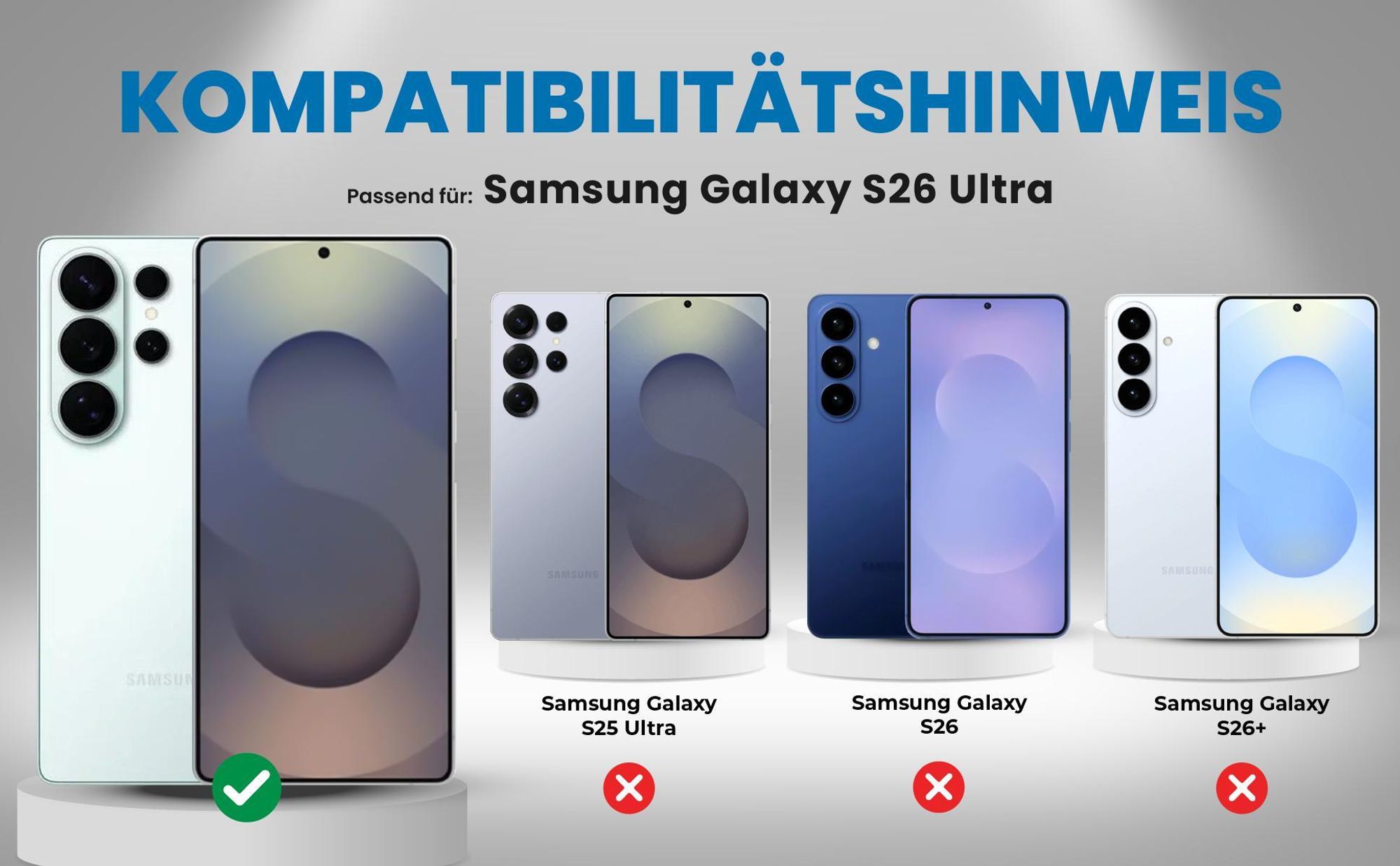 Kompatibilitätshinweise Hülle für Samsung Galaxy S26 Ultra