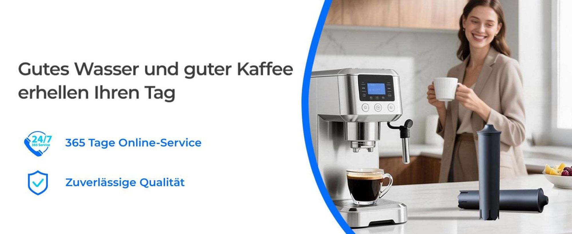 Waterdrop Ersatzwasserfilter,Kompatibel mit Smart,Smart+,24233 Filterpatrone, Kompatibel mit E8,E6 Kaffeevollautomat,Verhindert Kalkablagerungen (3)
