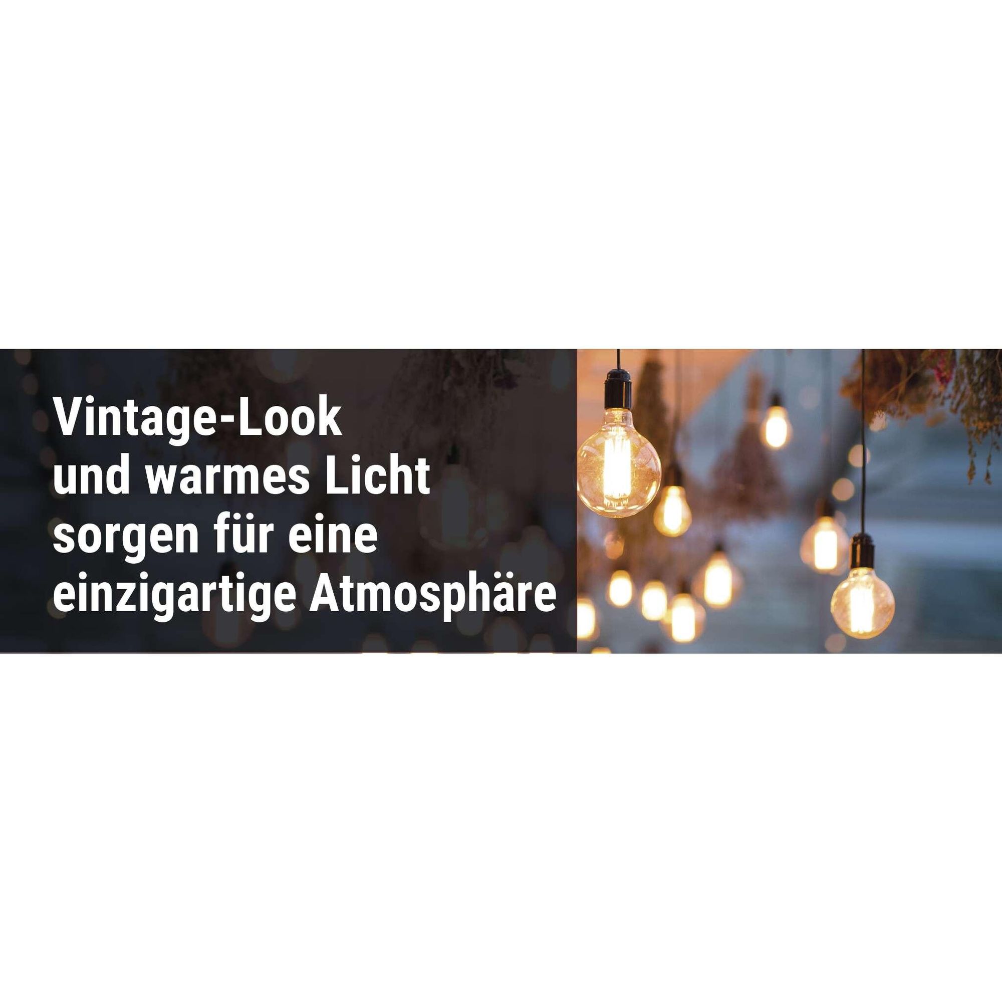 EMOS Edison LED-Lampe DECO SMOKED, 4,5W Ersatz für 19W Glühbirne, E27 Sockel, Globe G125 Form, Helligkeit 180lm, Warmweiß 1800K, Rauch-Farbe, Z58311