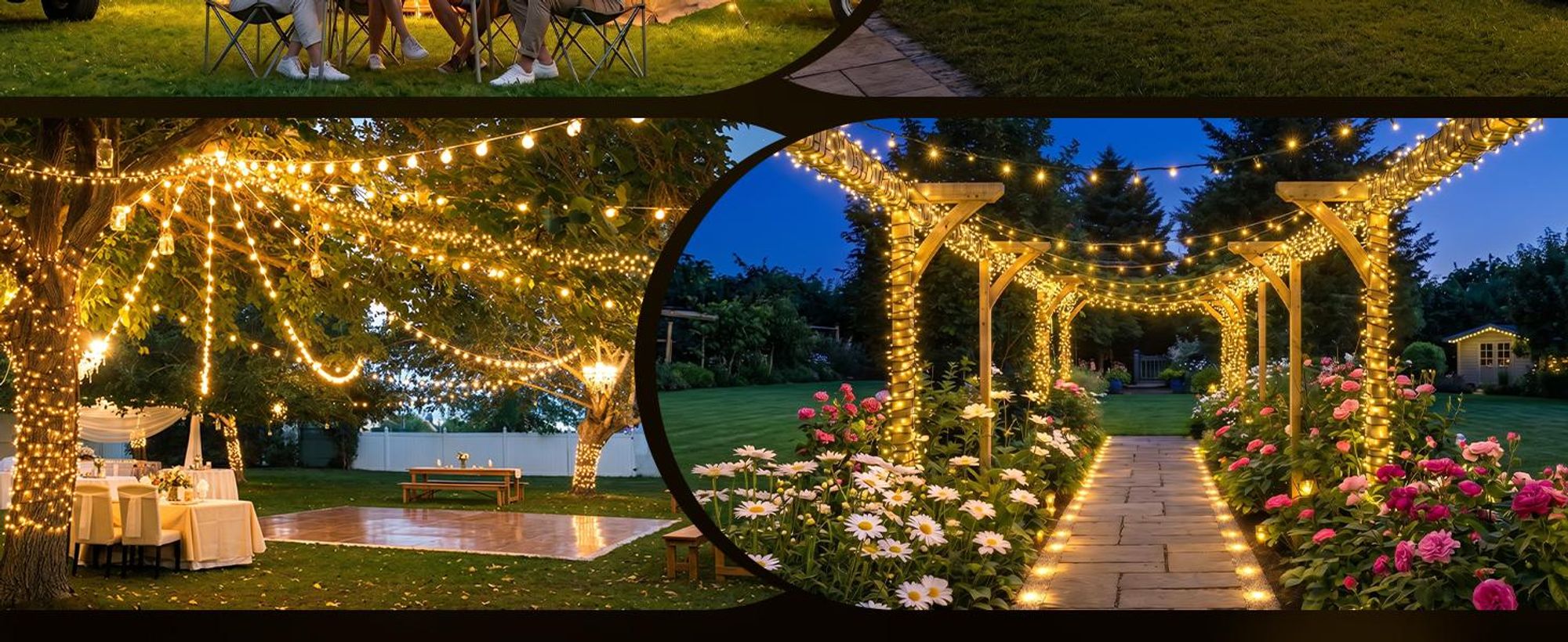 Salcar 240er LED Solar Lichterkette Aussen, 10,75mWetterfest Solar Lichterketten Außen mit Fernbedienung, 13 Modi Outdoor Solarlichterkette für Hof