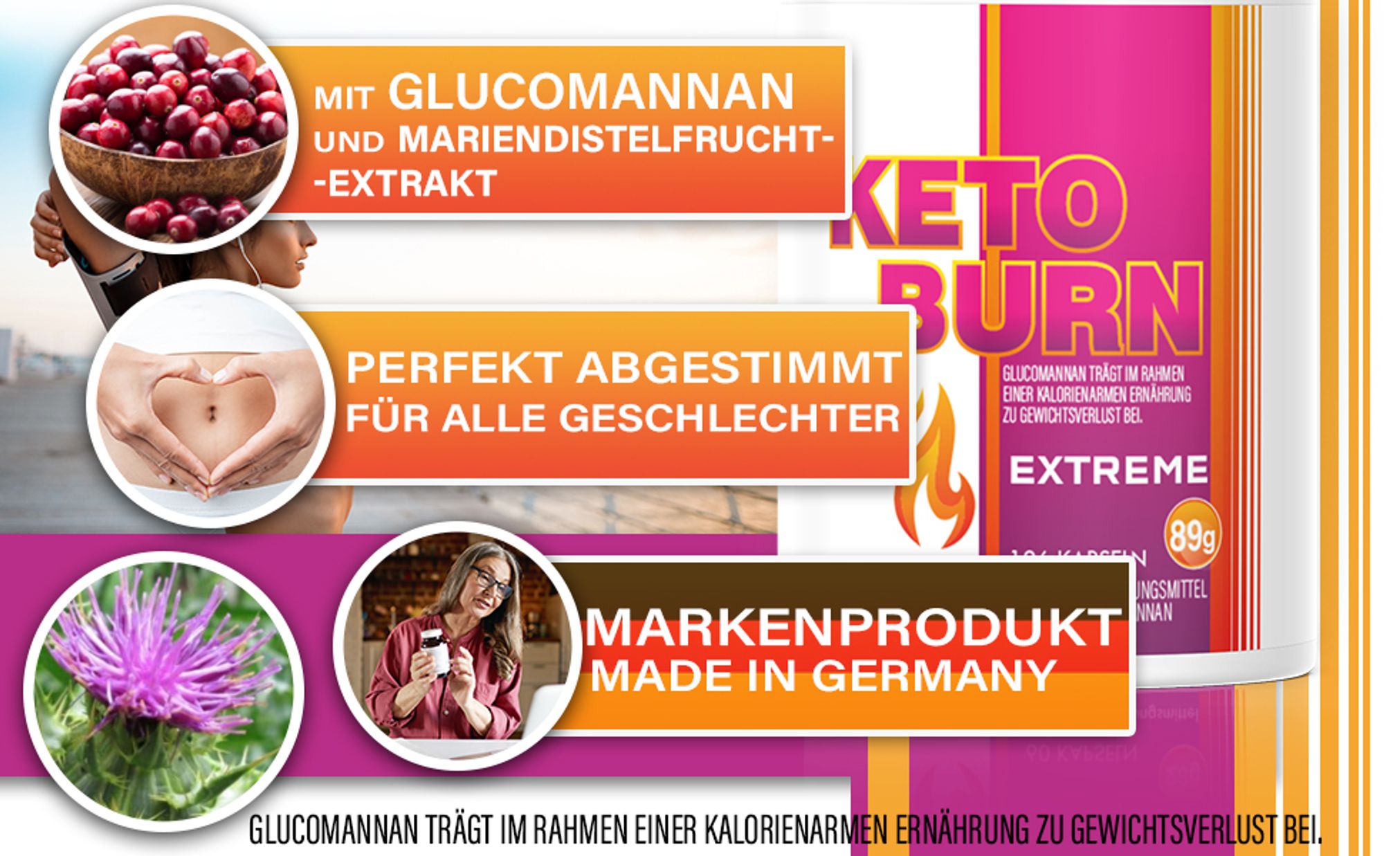 Saint Nutrition® Keto Burn Extreme – fördert Sättigungsgefühl – Stoffwechsel aktivieren – erhöht Energieniveau  – unterstützt Gewichtsreduktion