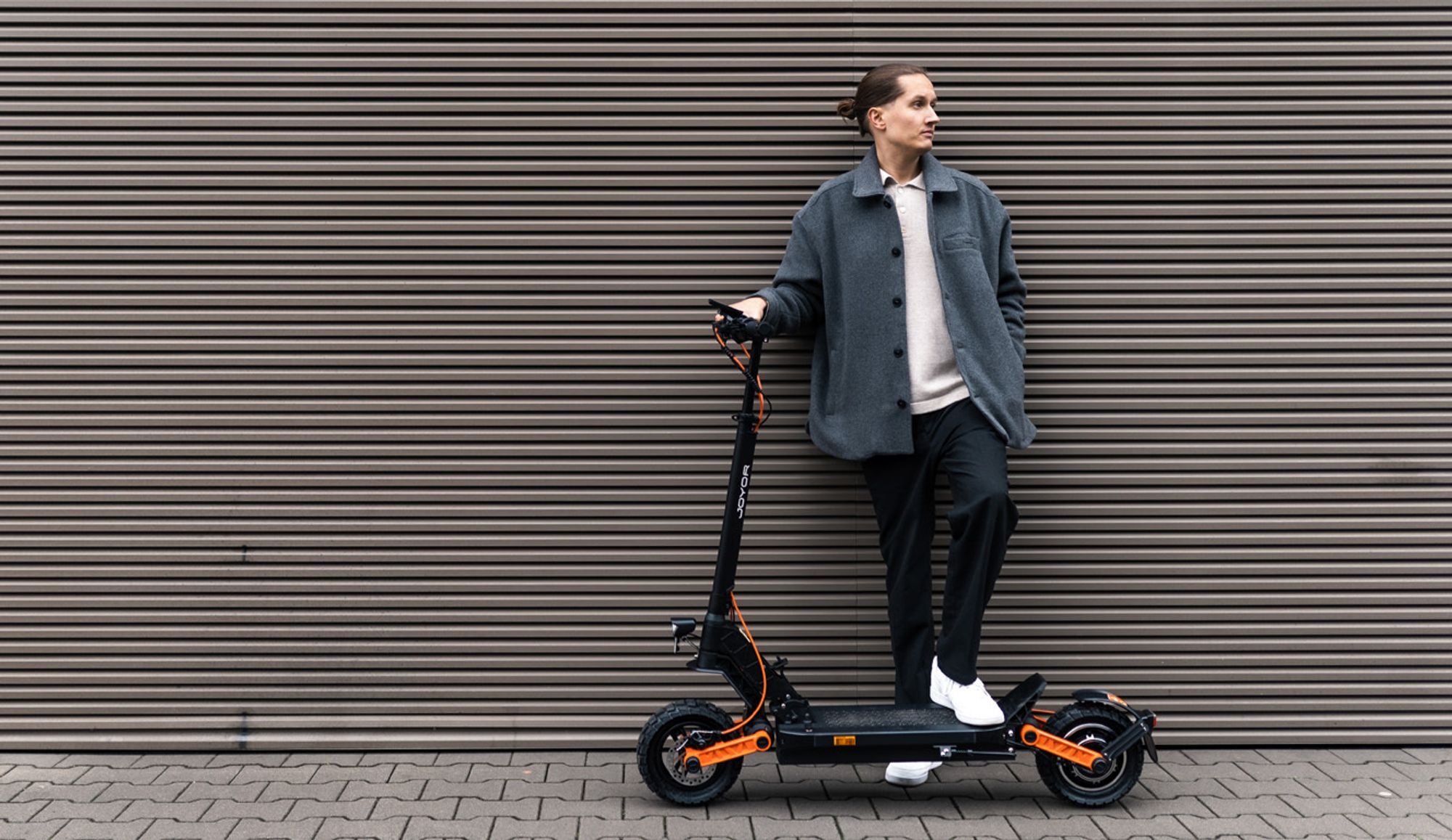 Joyor S5 PRO offroad E-Scooter 500W bis 100km Reichweite Federung Elektroroller