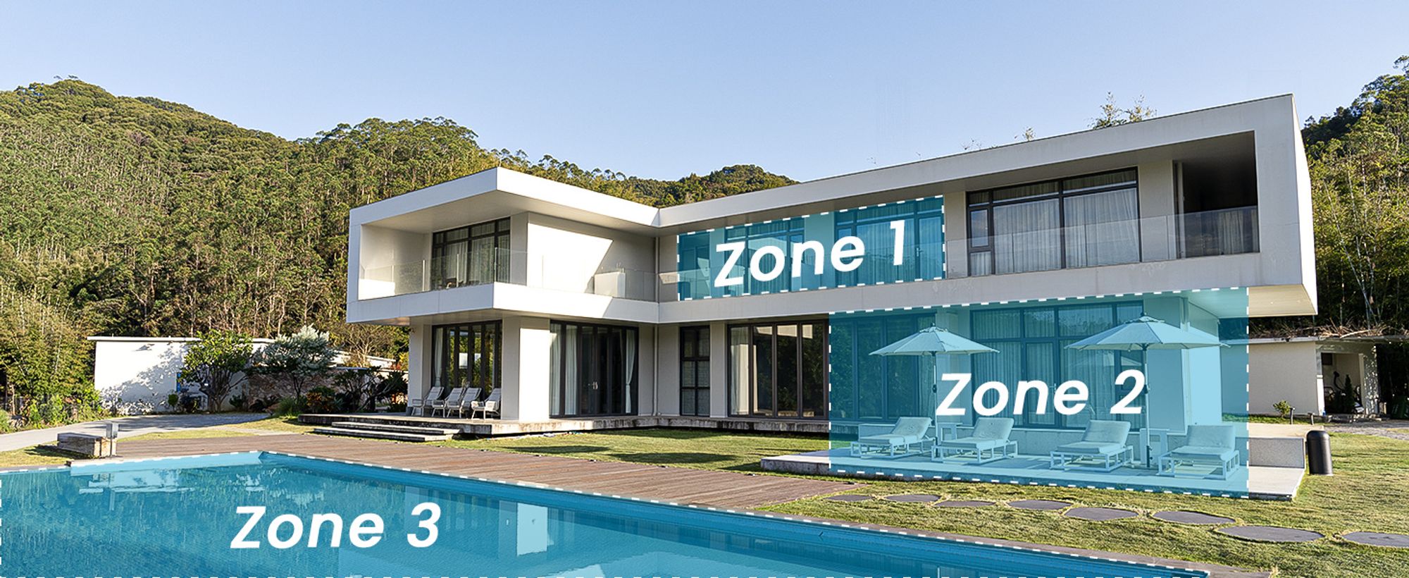 ieGeek 2K Überwachungskamera Aussen WLAN PTZ WiFi Dome Kamera Zwei-Wege-Audio