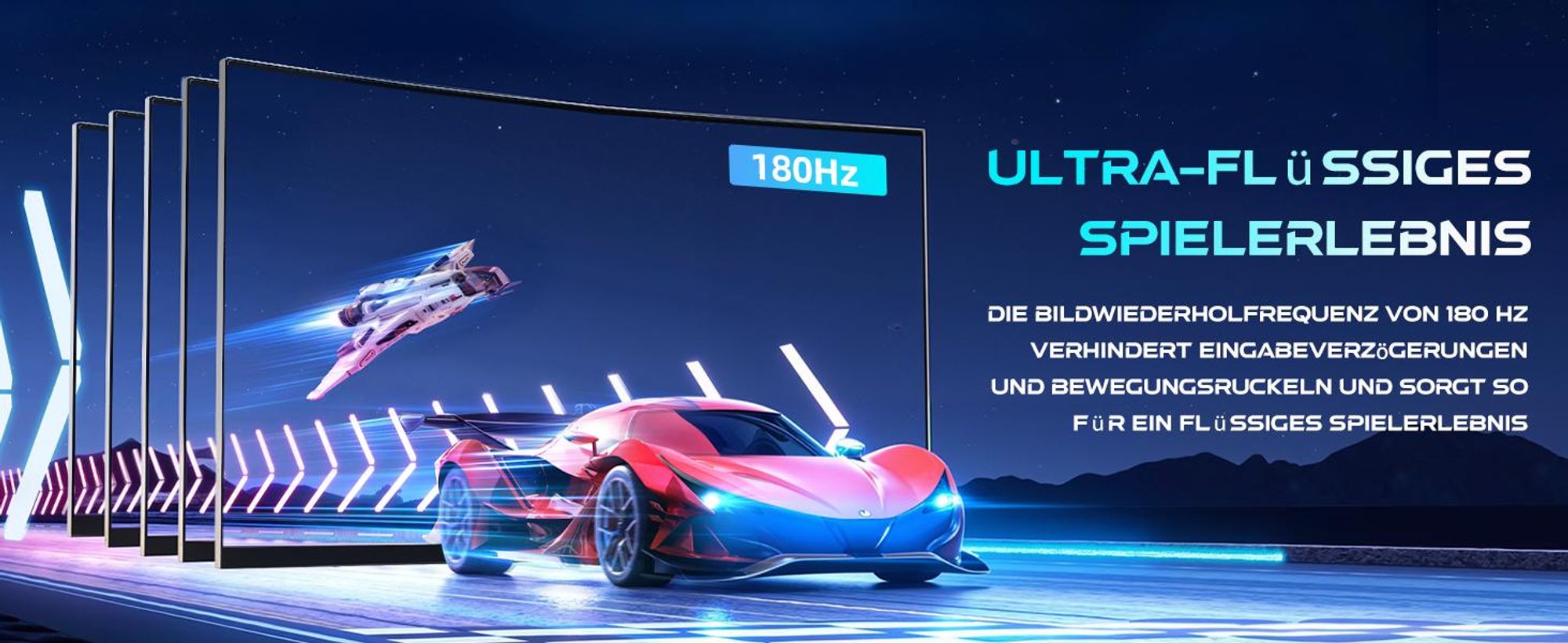 KTC H27S17 Curved-Gaming-Monitor  27-Zoll 2560x1440 QHD 180Hz HVA Curved 1500R