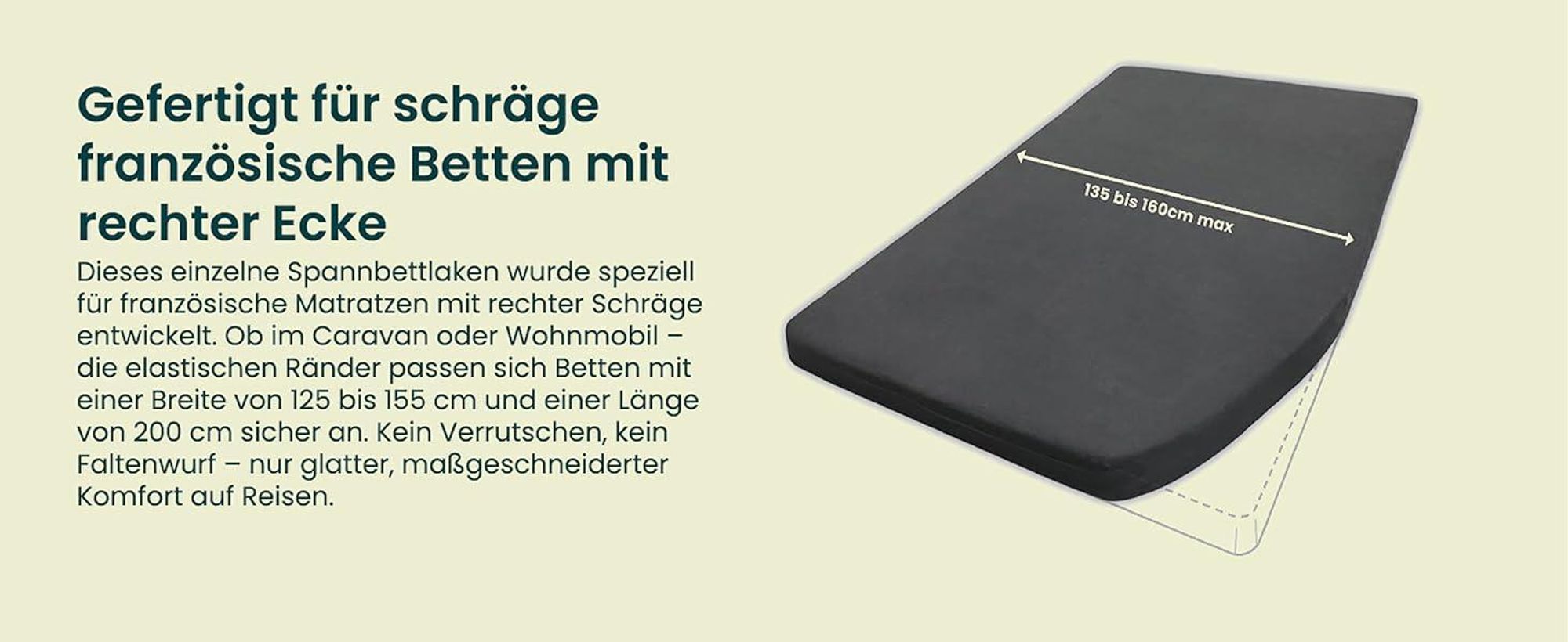 Dieses Bild erklärt den Molton-Matratzenschoner und seine Vorteile.