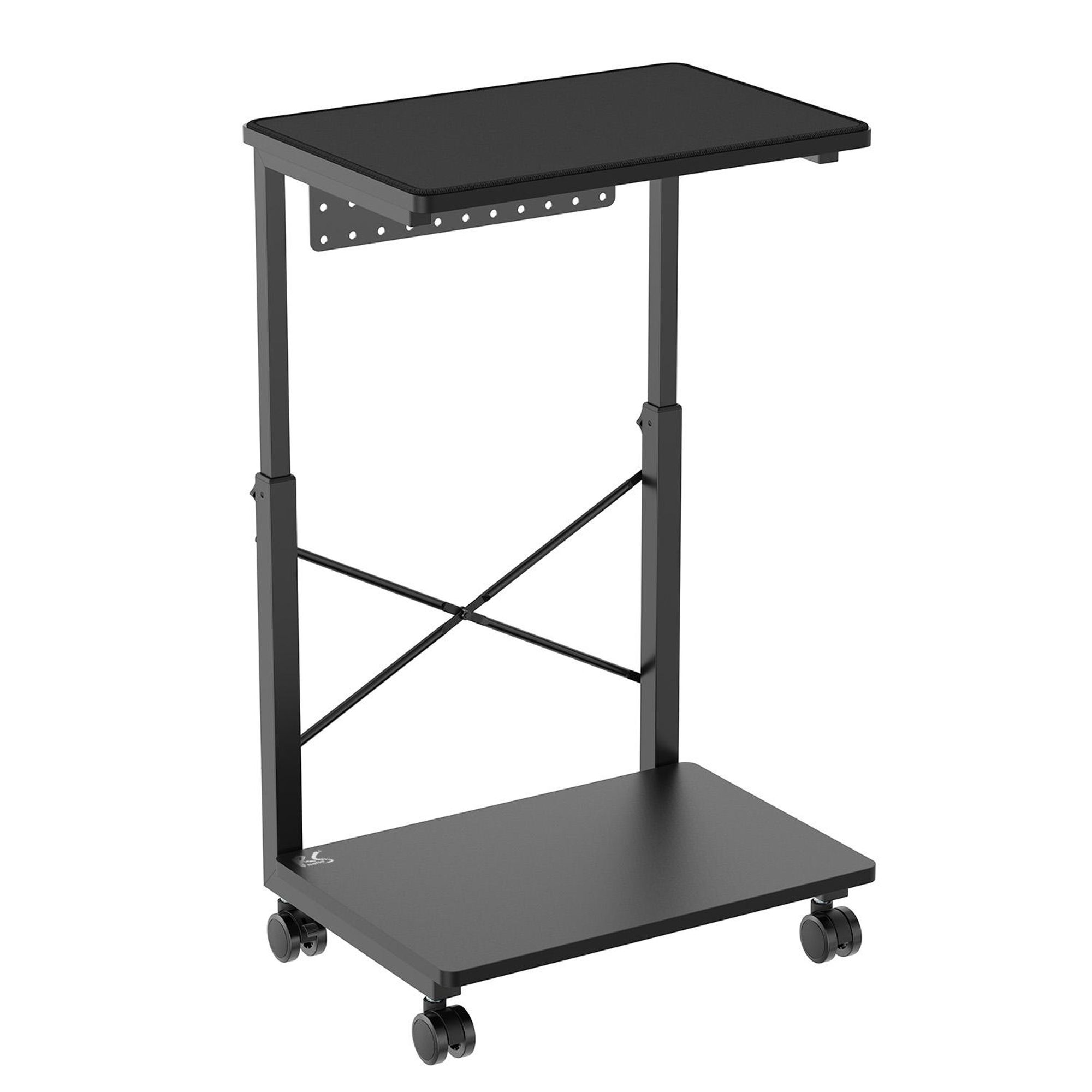 CPU Computerwagen mit Regal, 80kg max, höhenverstellbar 550850mm, NanoRS RS430