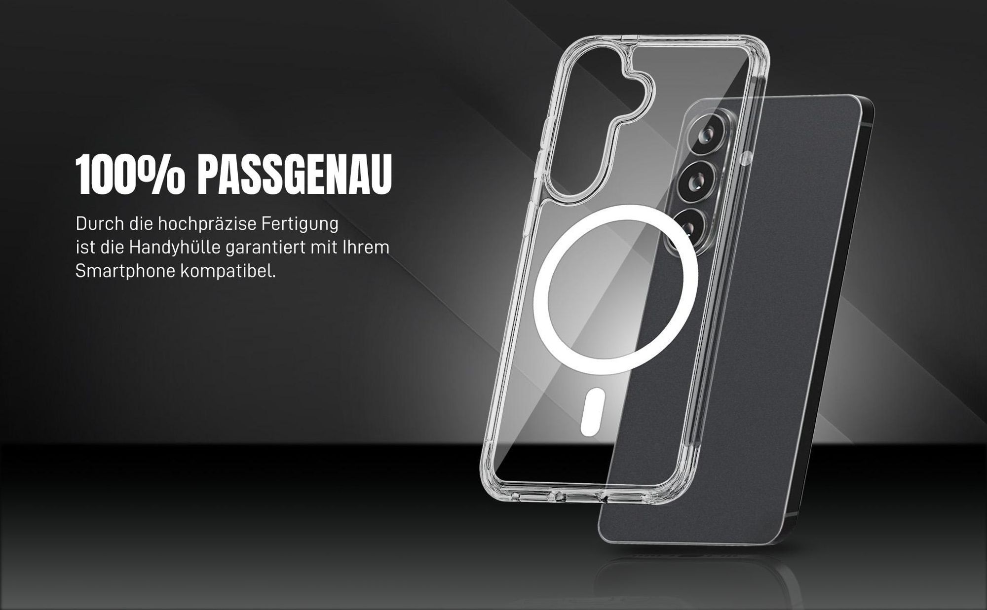 Präzise gefertigter Bumper für Samsung Galaxy S26