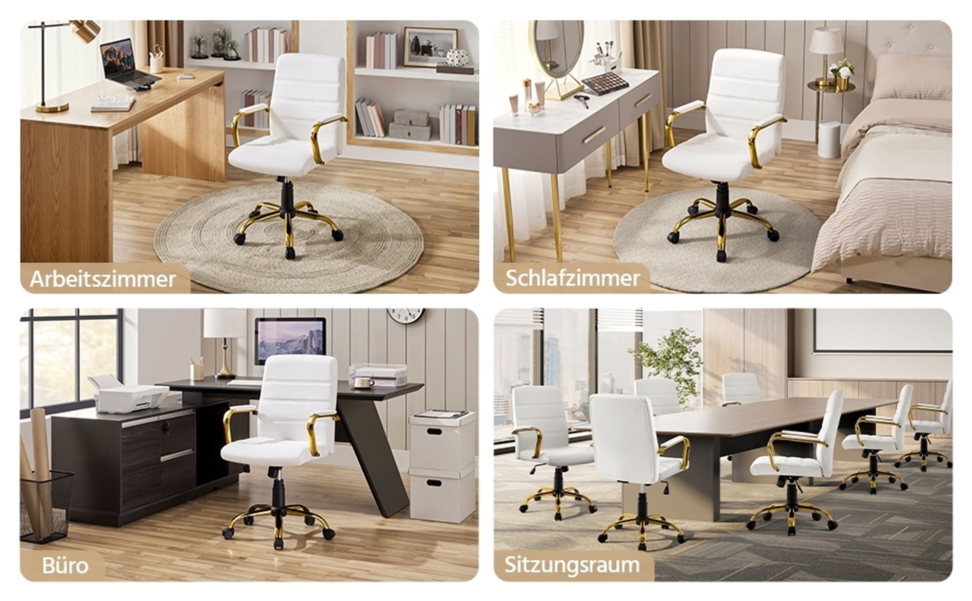 Stuhl für Arbeitszimmer Schlafzimmer Büro Konferenzraum
