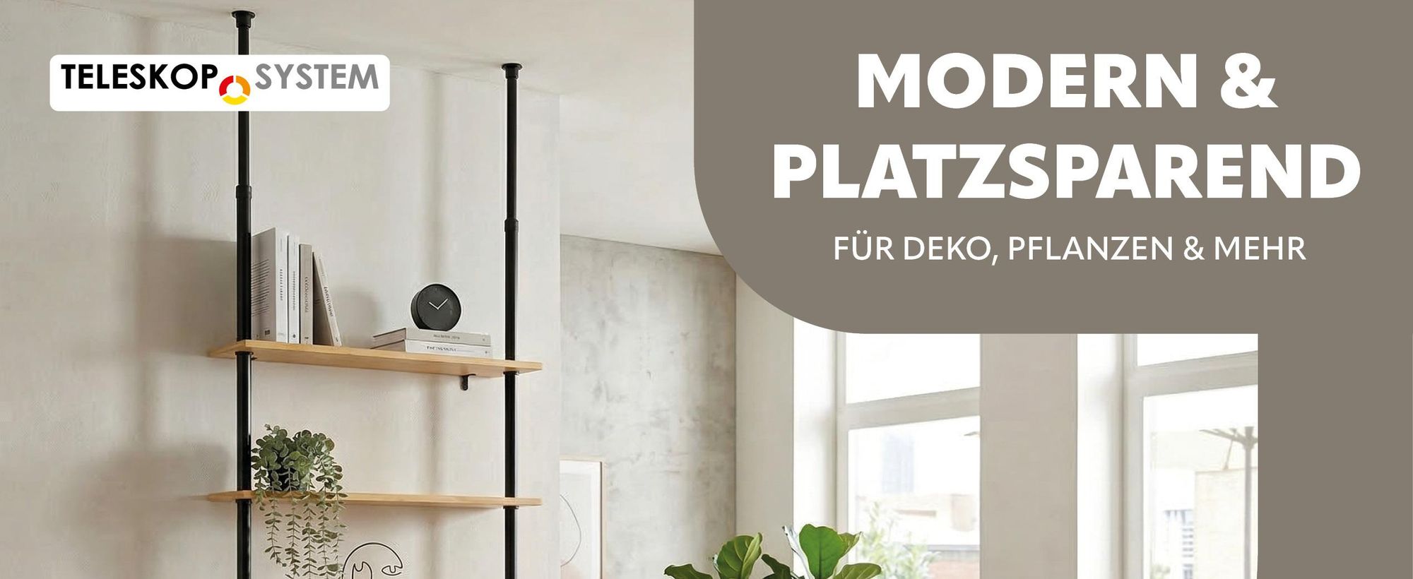 Bild zeigt Wandregal in Wohnzimmer