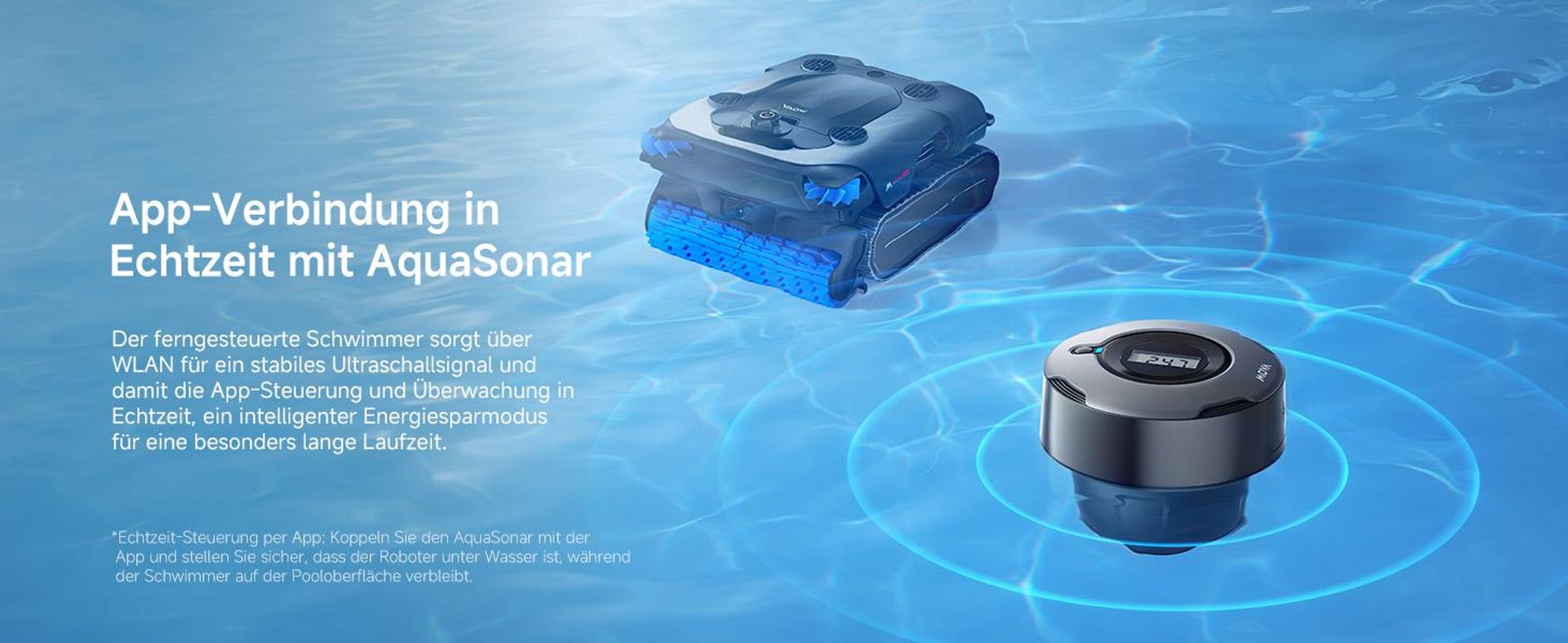 MOVA Rover X10 Roboter-Poolreiniger, 7-in-1 OMNI Clean, 38.000 l/h Saugkraft, KI-Navigation, AquaScan LDS, App-Steuerung