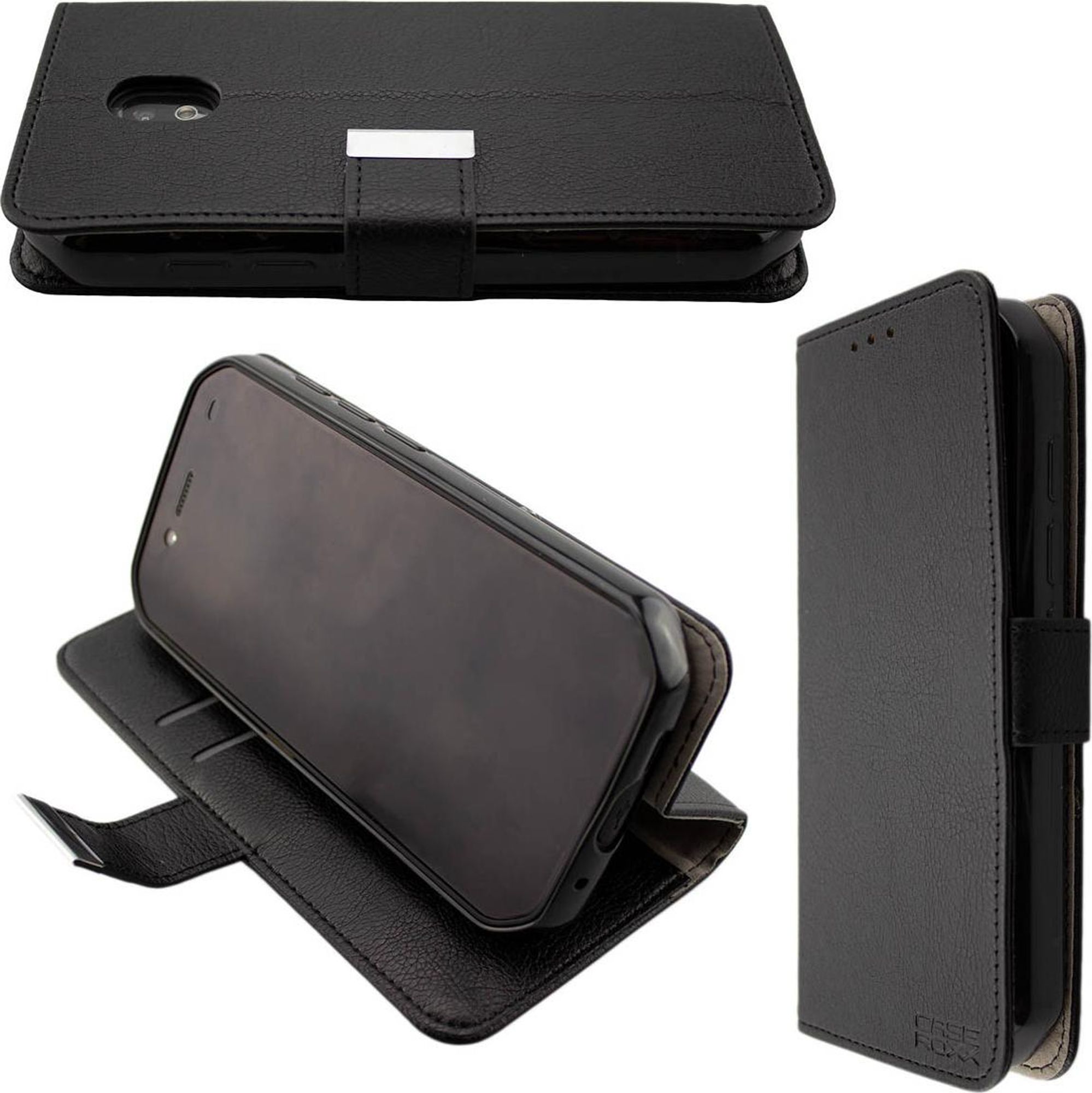 caseroxx Handy Hülle Tasche kompatibel mit Cat S42 / S42 H+ Bookstyle-Case Wallet Case Bild 1