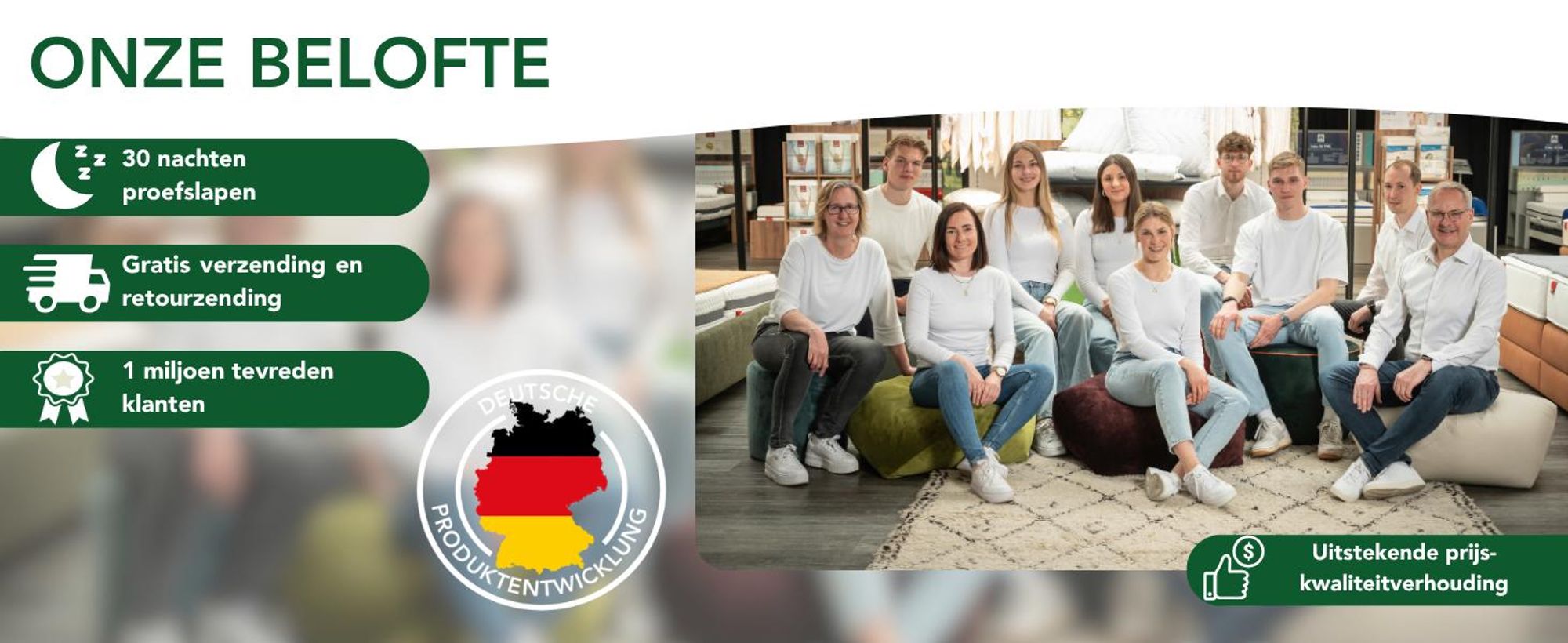 Ergonomische koudschuimmatras met 7 zones | 140 x 200 cm | 11 cm | Hardheid H2 & H3 | DREAMSTAR Easy Flex