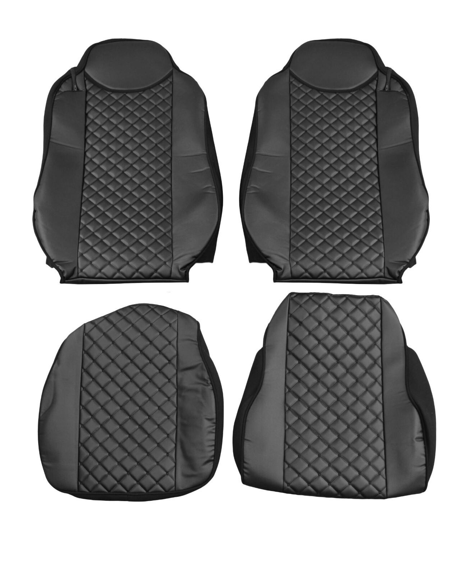LKW Sitzbezüge Für MAN TGX TGL TGS 2015-2020  Farbe Schwarz Sitzbezüge