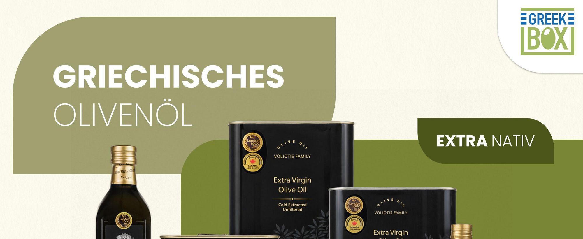 Olivenöl, ev black, greekbox, voliotis, Natives Olivenöl Extra