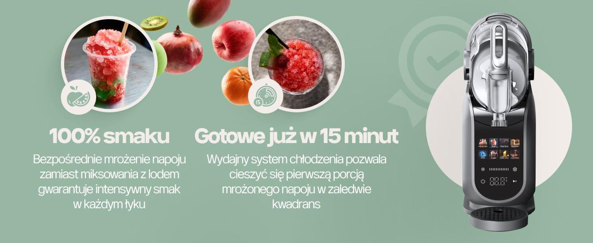 Maszynka do lodów 4Swiss SM026 SlushieMaster do slushy/slushie/drinków/granity