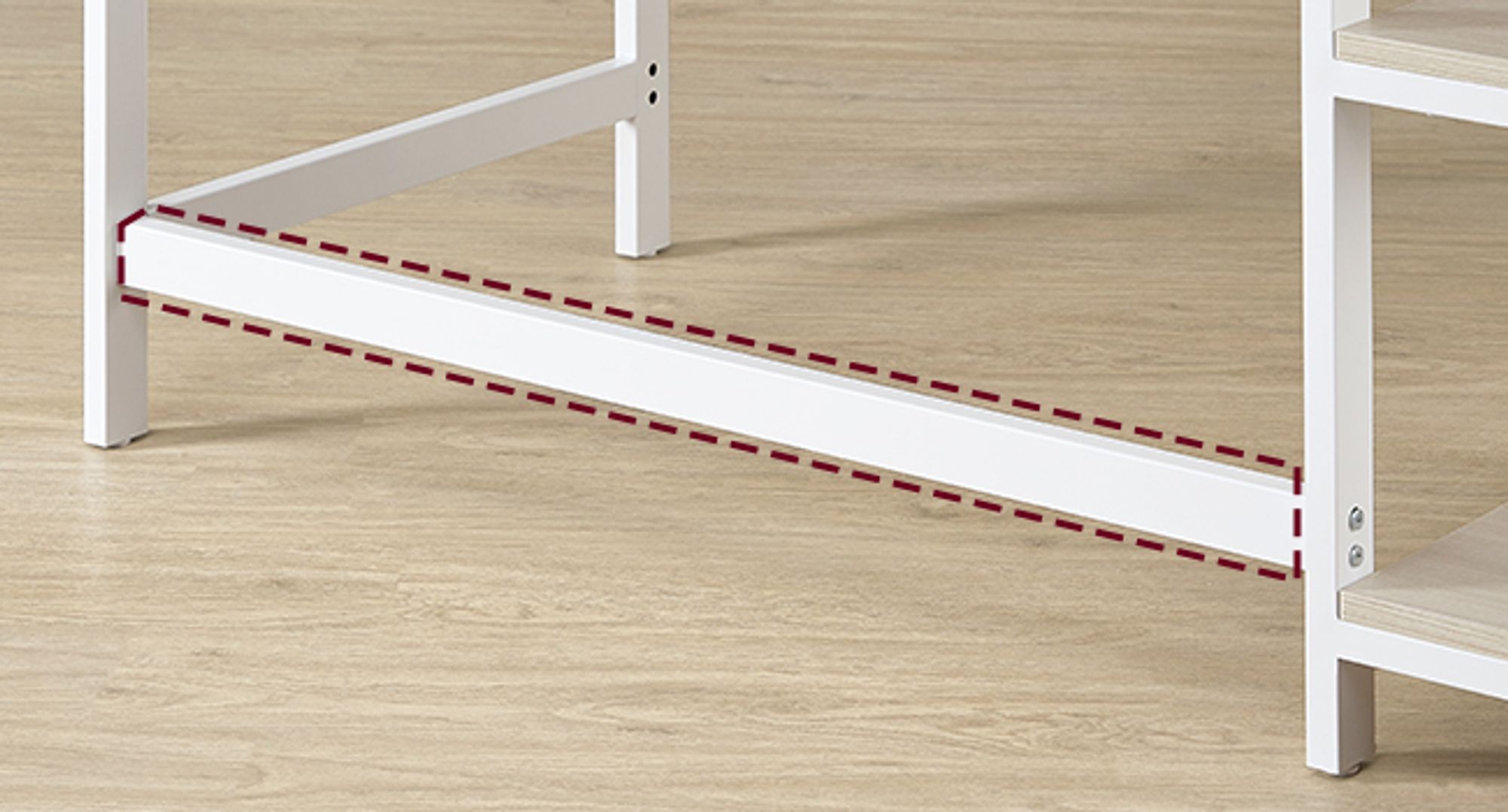 VASAGLE Computertisch Schreibtisch mit 2 Regale 120 x 75 x 60 cm