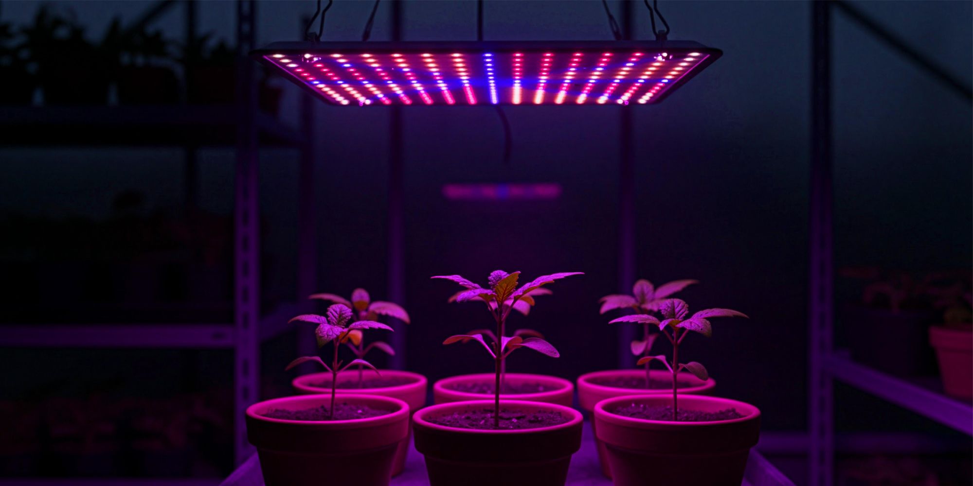 LED Pflanzenlampe 1000W Vollspektrum Panel, 225 LEDs Grow Light für Gemüse & Blumen, Ultra-Slim Pflanzenlicht 36W, EVI TECH UV LED Slim