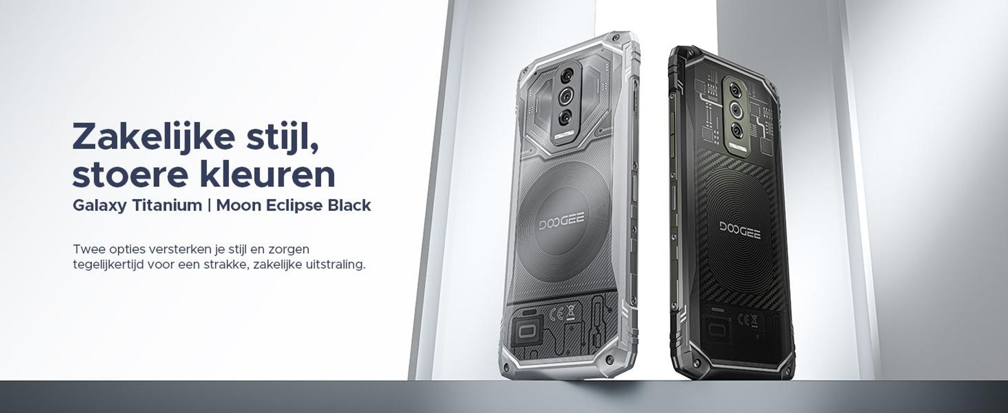 DOOGEE Blade10 Ultra Energy: Robuuste outdoor smartphone, Android 16, IP68/IP69K, 6,56" scherm met 90Hz, 6150mAh batterij, 36+128GB opslag, 64MP camera, NFC, vingerafdruksensor, zonder abonnement