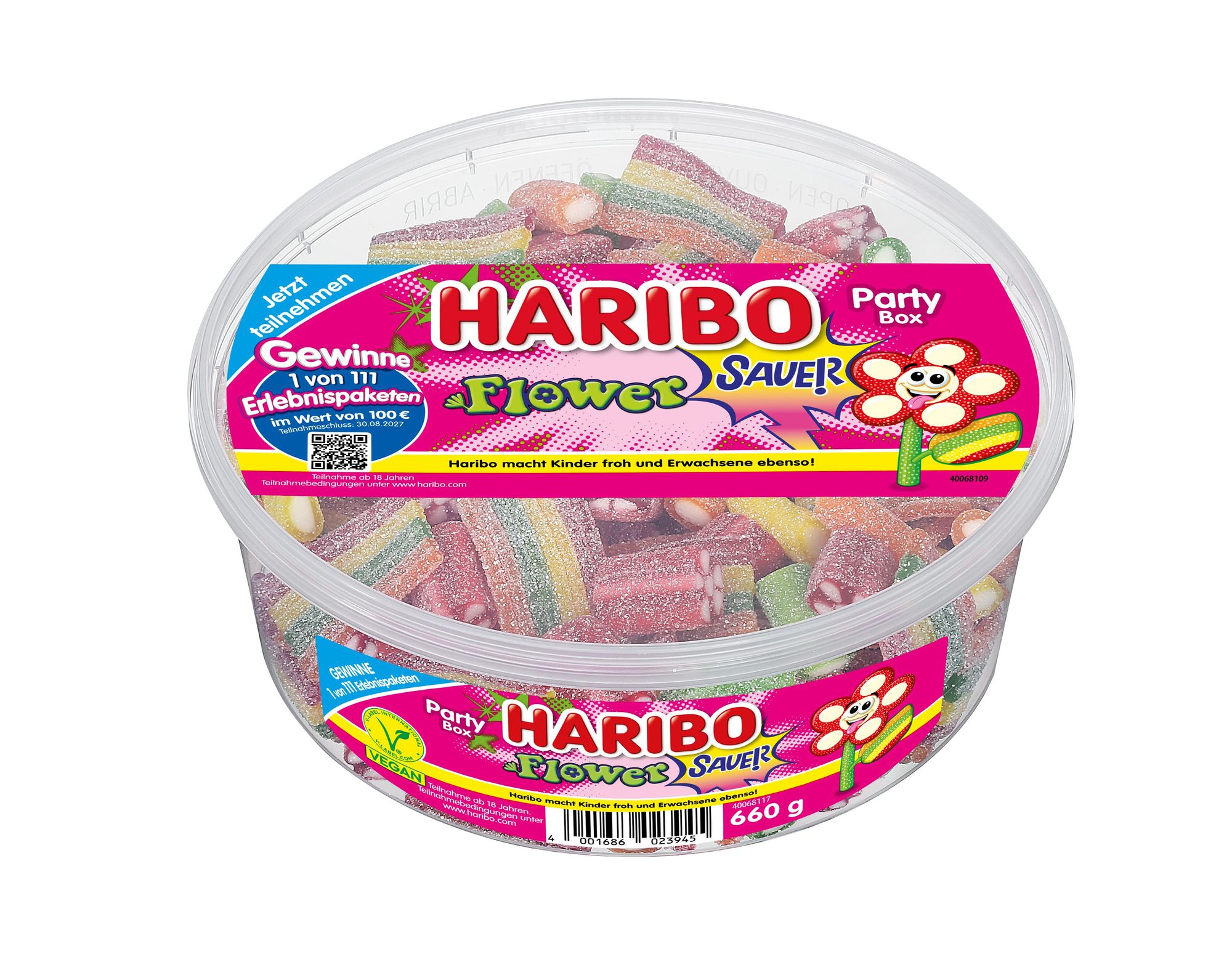 Haribo Flower sauer vegan 660g