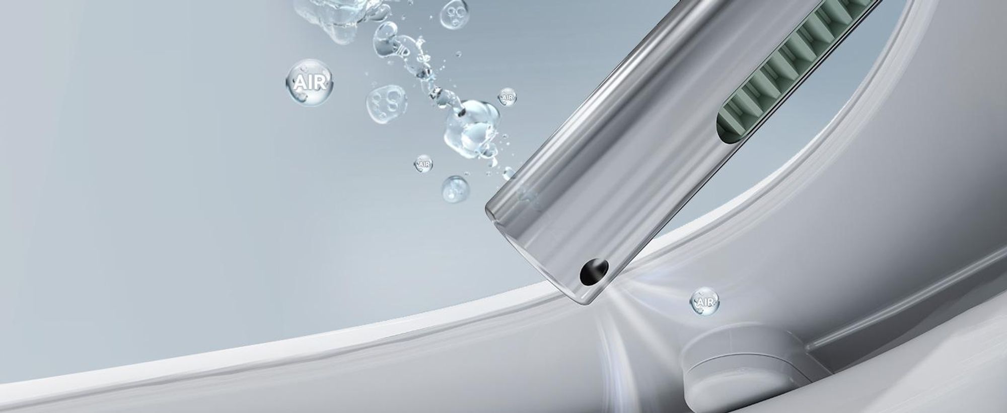 ULTRAWEICHES SPRUDELWASSER UND 3D-SURROUND-SOFORTWÄRME-TECHNOLOGIE