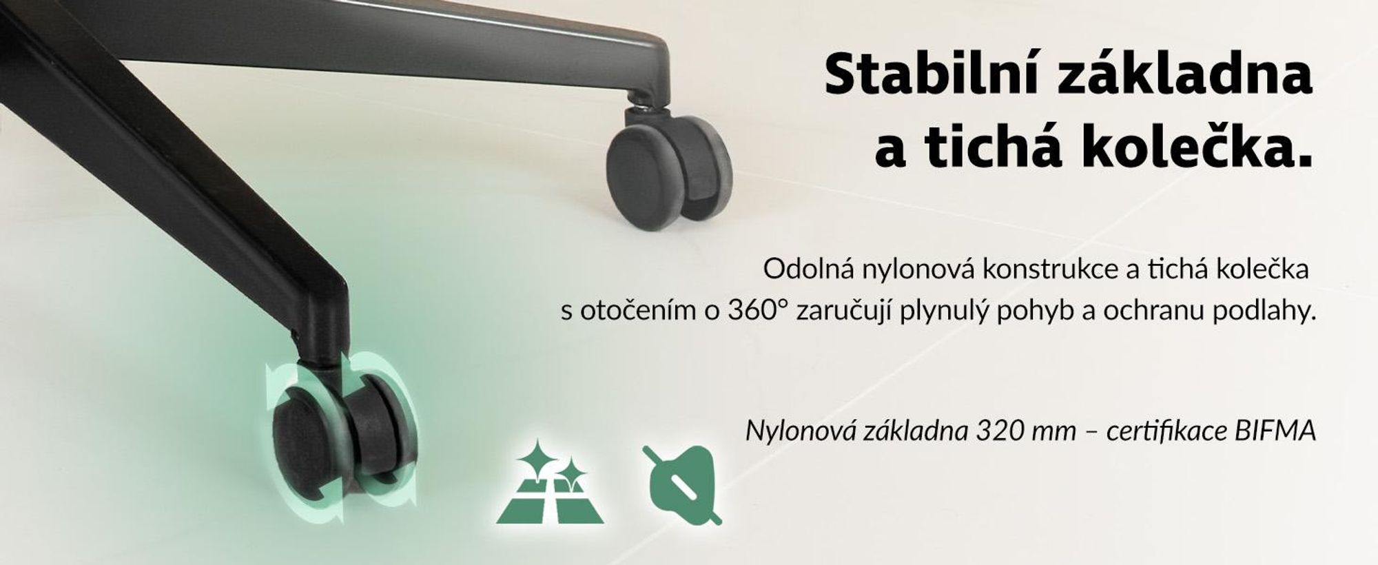 kancelářská židle di volio Vataro - ergonomická kancelářská židle s 2D opěrkou hlavy a 4D područkami, prodyšný sedák, tichá polyuretanová kolečka