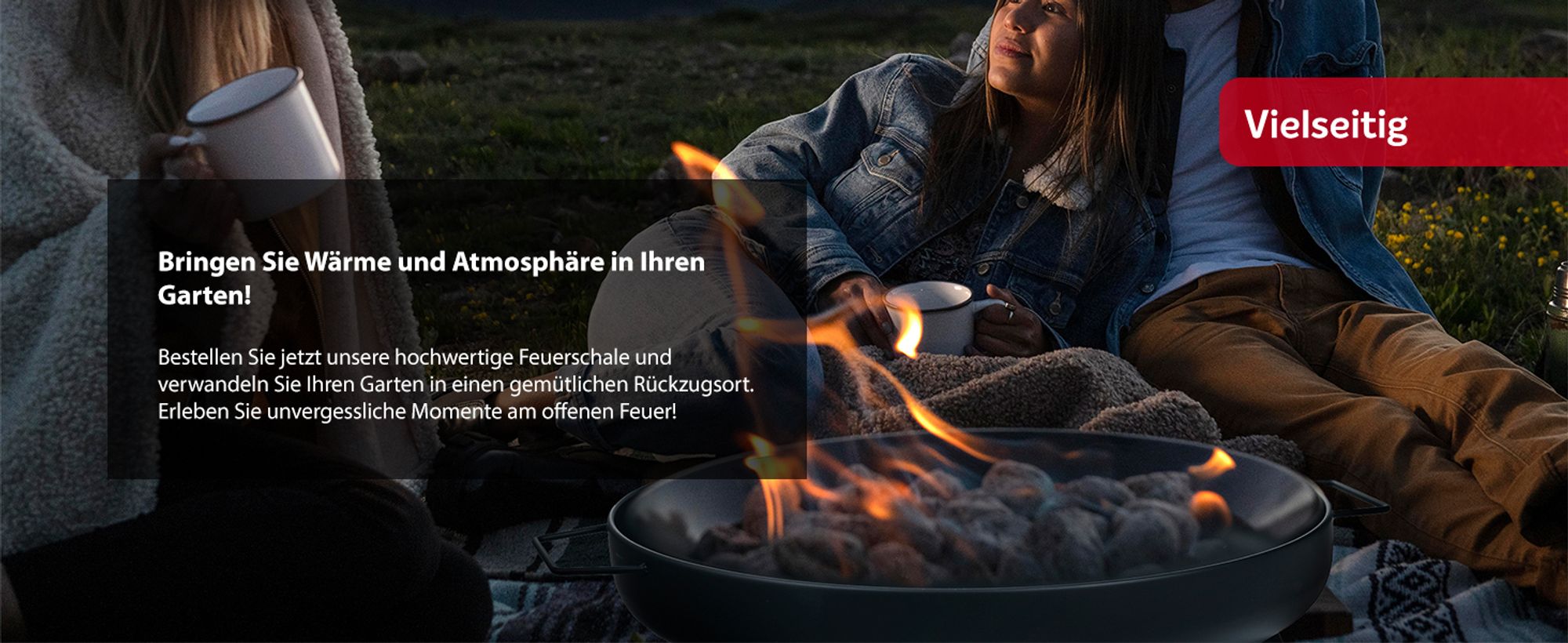 LEHMANN Feuerschale mit Ø 58 cm Grillrost, großes Dreibein für Feuerschale mit Schwenkgrill, Holzkohlegrill mit Feuerschale