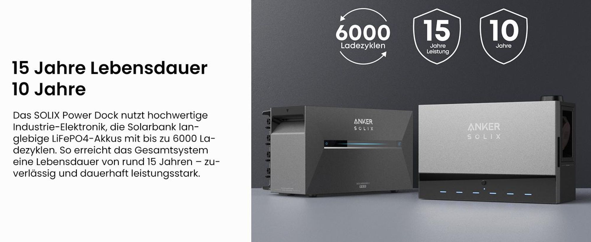 Powerness Balkonkraftwerk mit Speicher, Anker Multisystem SOLIX Solarbank Power Dock mit Solarbank 3 E2700 Pro und 2000W Solarmodule (0% MwSt)