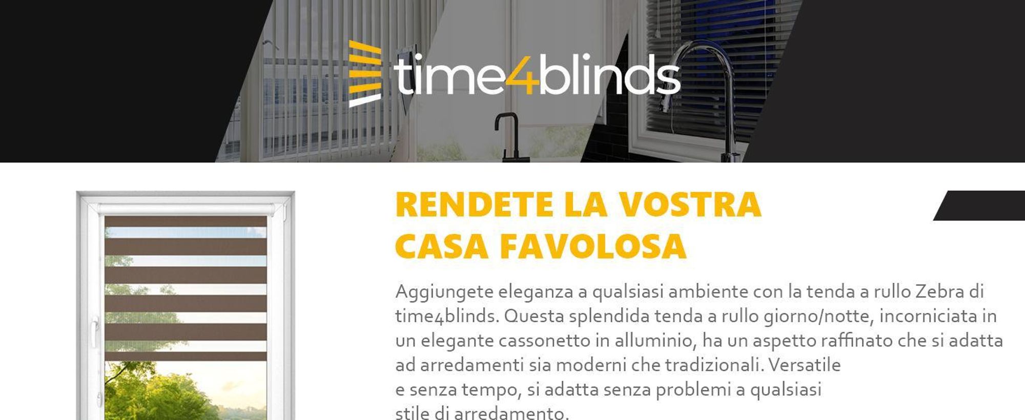 time4blinds - Tenda a Doppio Rullo senza Forature - Tende a Rullo Zebra - Bianco classico, 800x700, a Destra