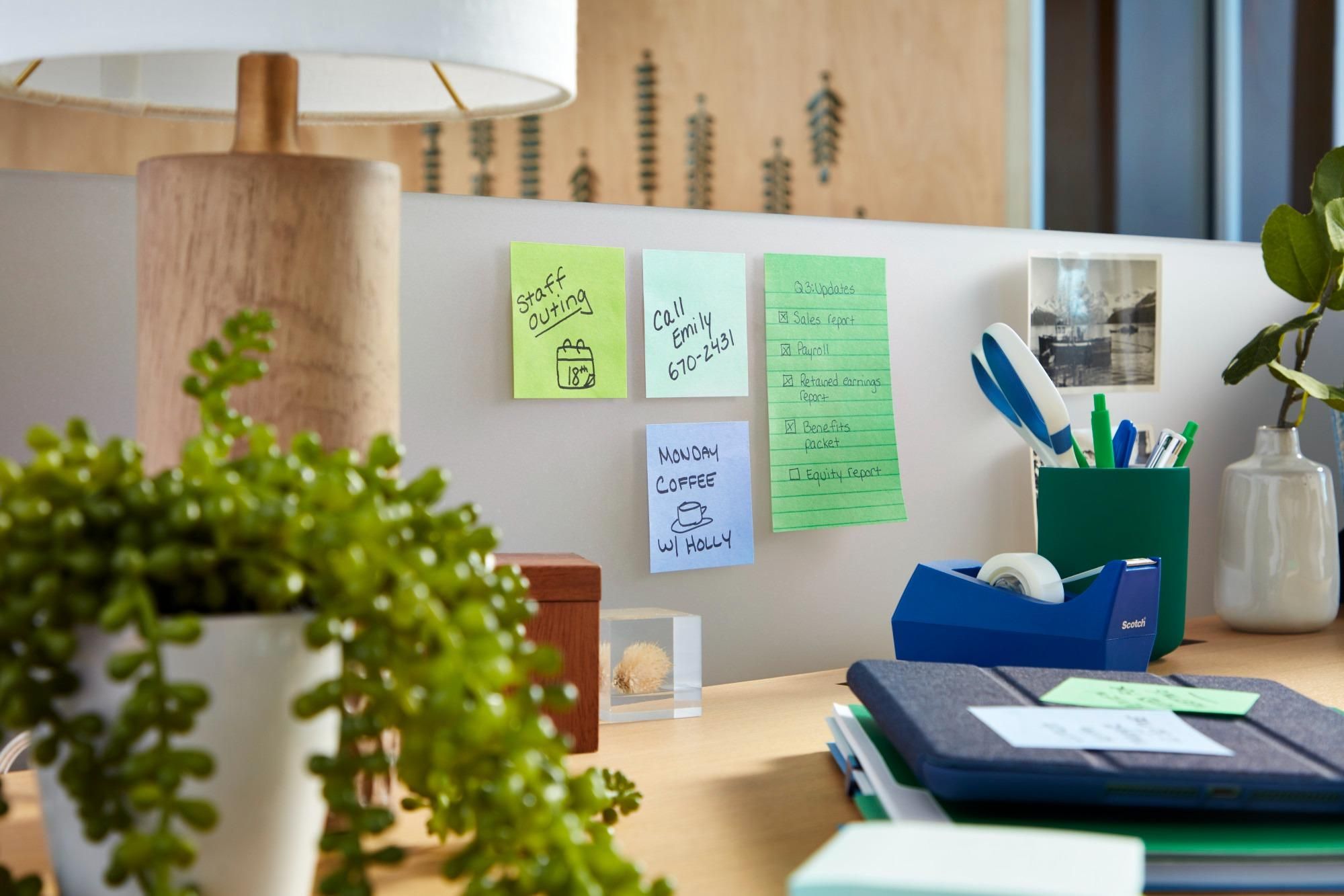 Post-it® Super Sticky Z-Notes Oasis Haftnotizen 76x76mm 5 Blöcke 90 Blatt