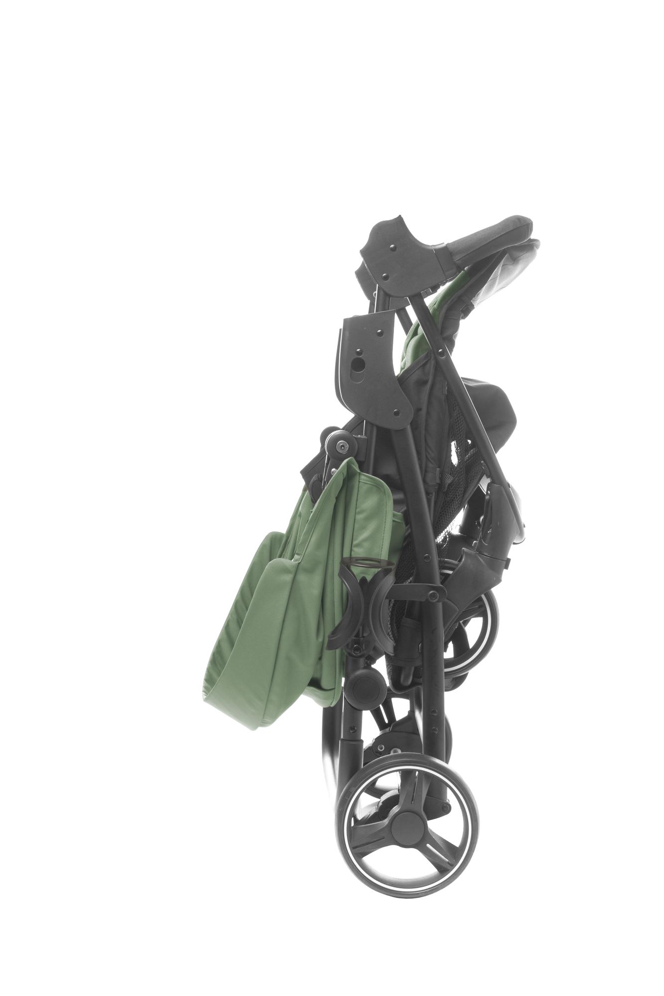 4Baby | Kinderwagen - Buggy Kinderwagen - Kompakt - Olive - Leichtgewicht - Verstellbare Rückenlehne - bis zu 22 kg - Rapid