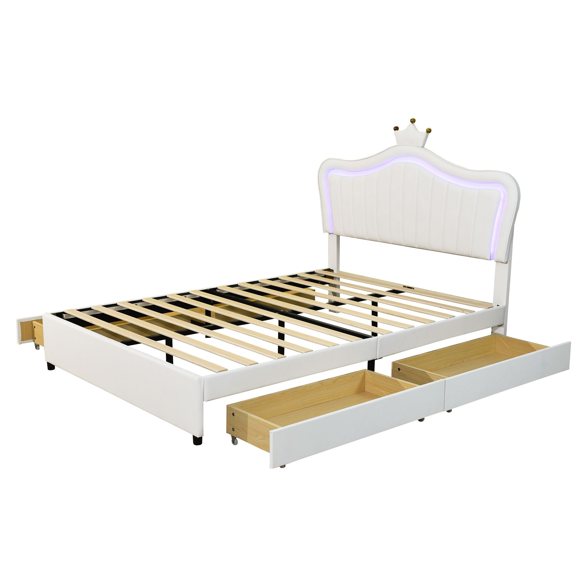 Bett mit Schubladen