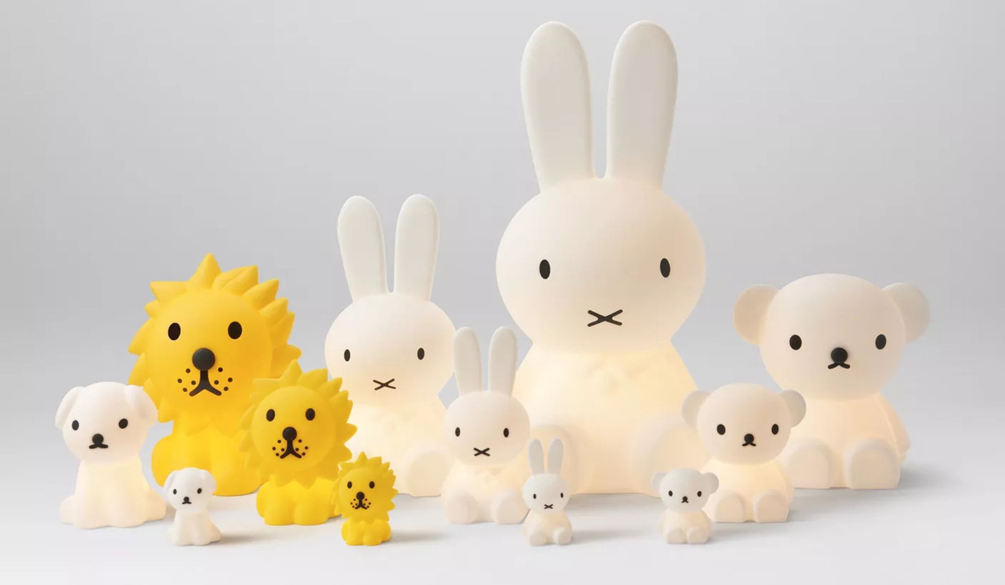 Als Liebhaber des Stils von Dick Bruna machen wir gerne Lichter in Form von Miffy und Friends.