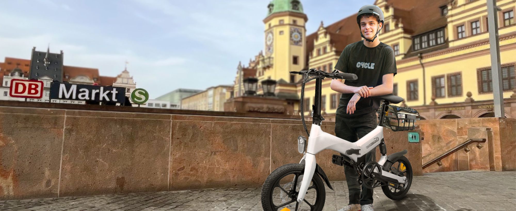 SachsenRAD Fahrrad-Heckträger mit Korb für F11 und F12, Fahrradkorb hinten Gepäckträgerkorb Fahrrad Hinterradkorb engmaschig Korb
