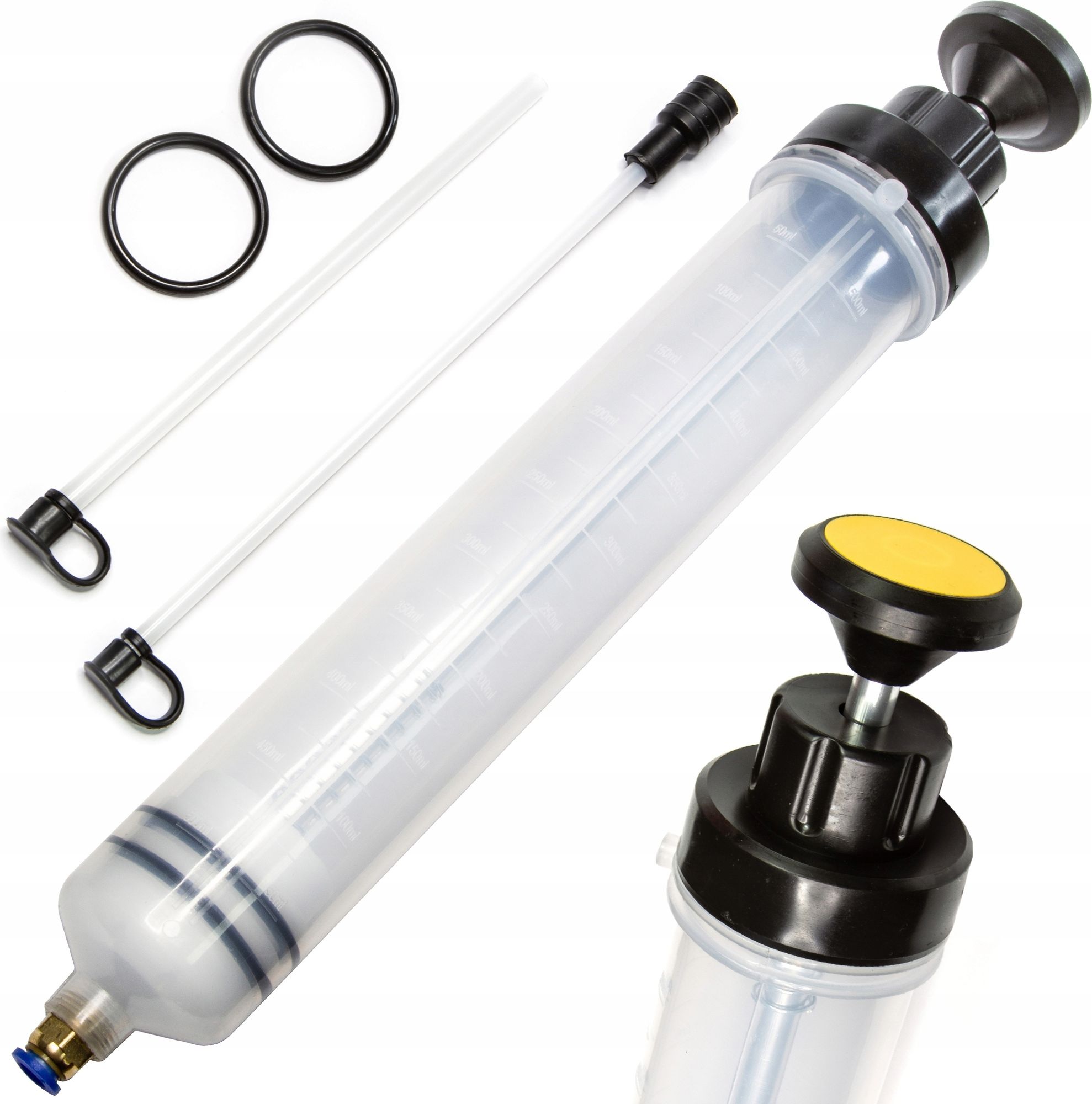 MARPOL | Ölspritze 500ml, für Bremsflüssigkeit, Getriebeöle, Kühlmittel, Motor, Handpumpe, Füllpumpe
