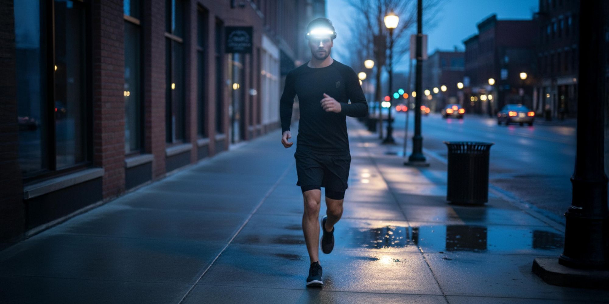 LED Stirnlampe USB-C wiederaufladbar, 270° COB Stirnleuchte mit Bewegungssensor, IPX4 wasserdicht für Joggen & Camping, EVI TECH LightCore 1200mAh