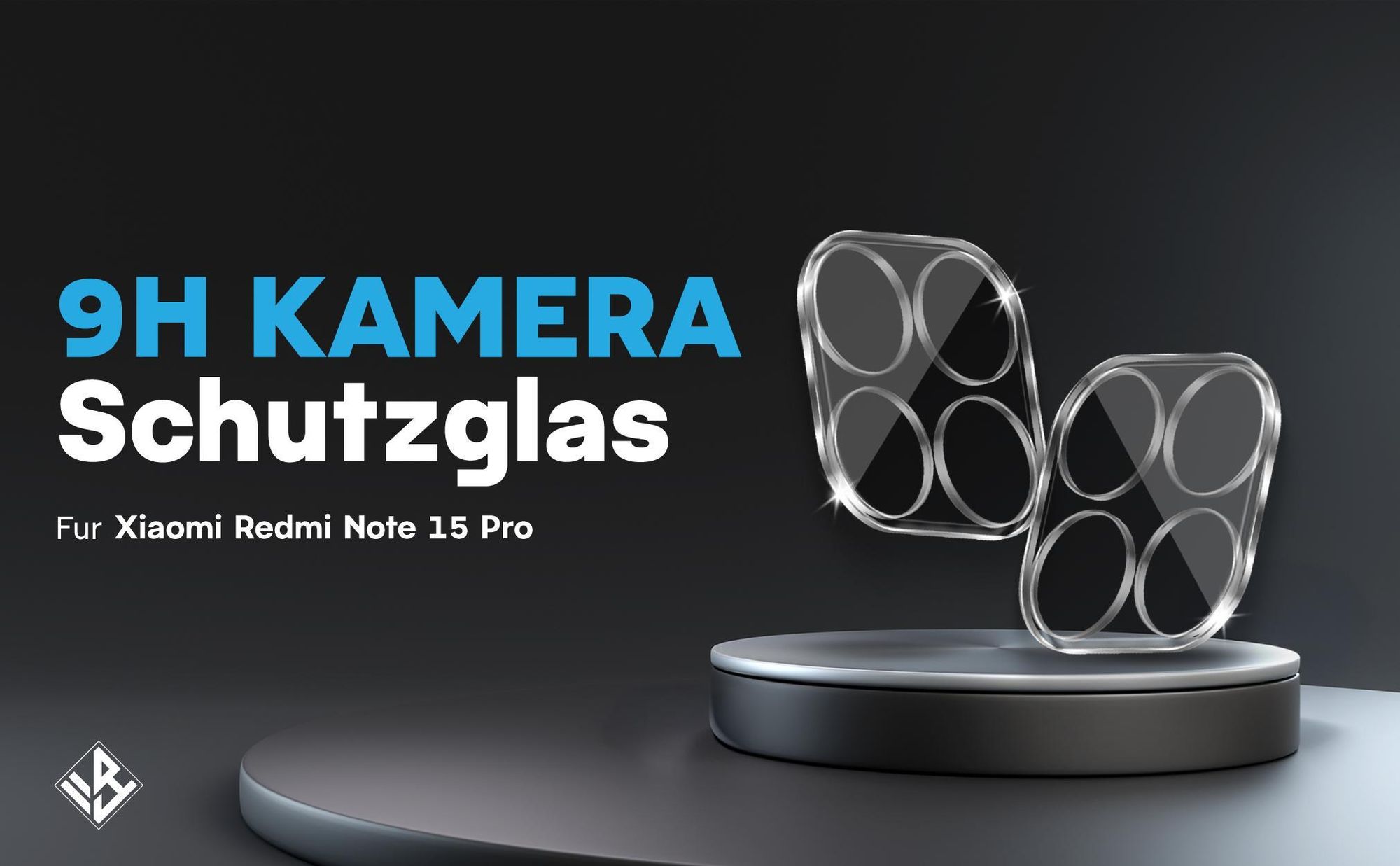 2er Set Kameraschutzglas für Xiaomi Redmi Note 15 Pro in 9H Härte