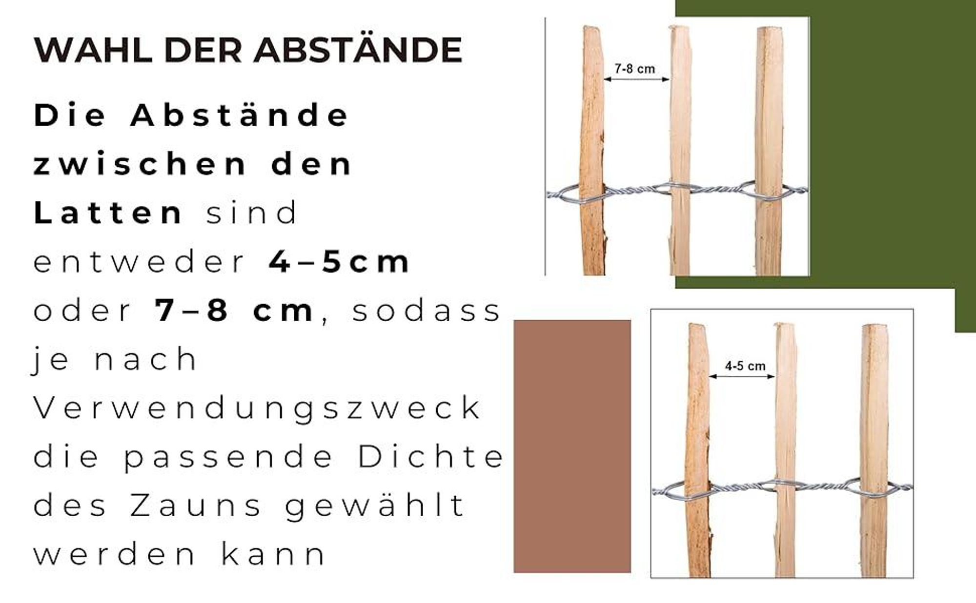 Ogrodzenia Wiklinowe Staketenzaun H:35 cm L:5m Lattenabstand 4-5 cm Gartenzaun Beetumrandung Haselnuss Holz Steckzaun Holzzaun Zaunelemente Rollzaun Rollboarder