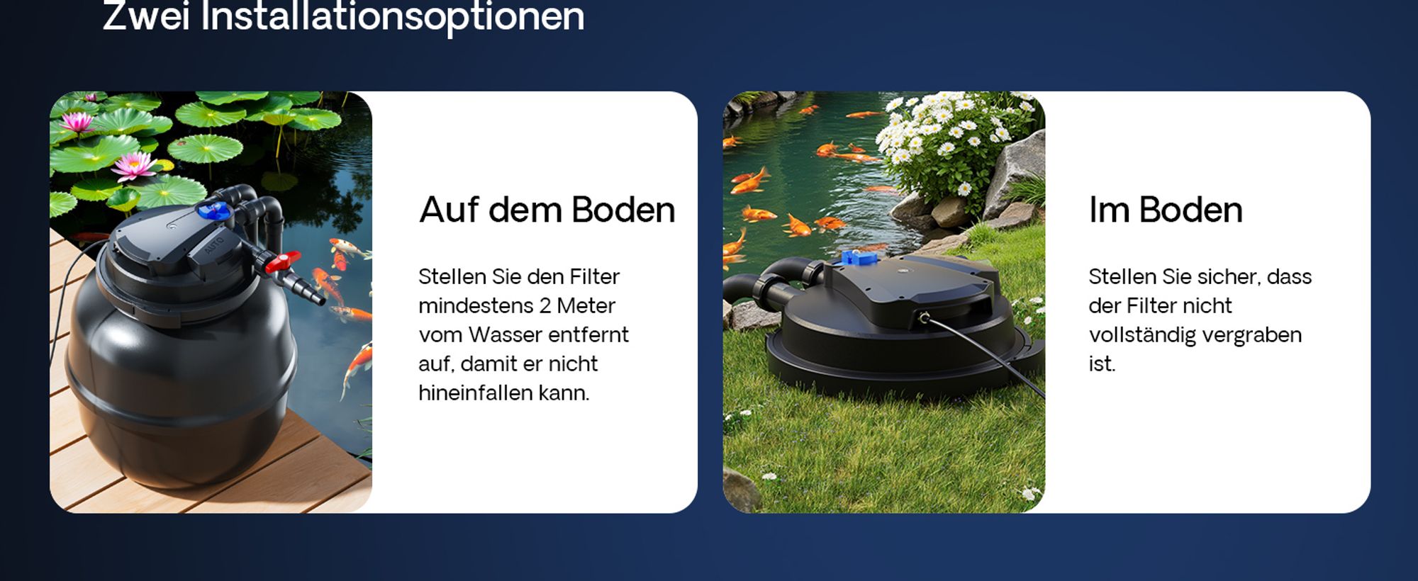 SunSun CPA-50000 Druckteichfilter 13.000 l/h / 55 W UVC Einheit, Teichdruckfilter für Teiche bis 80.000 Liter, Teichklärer, Filteranlage
