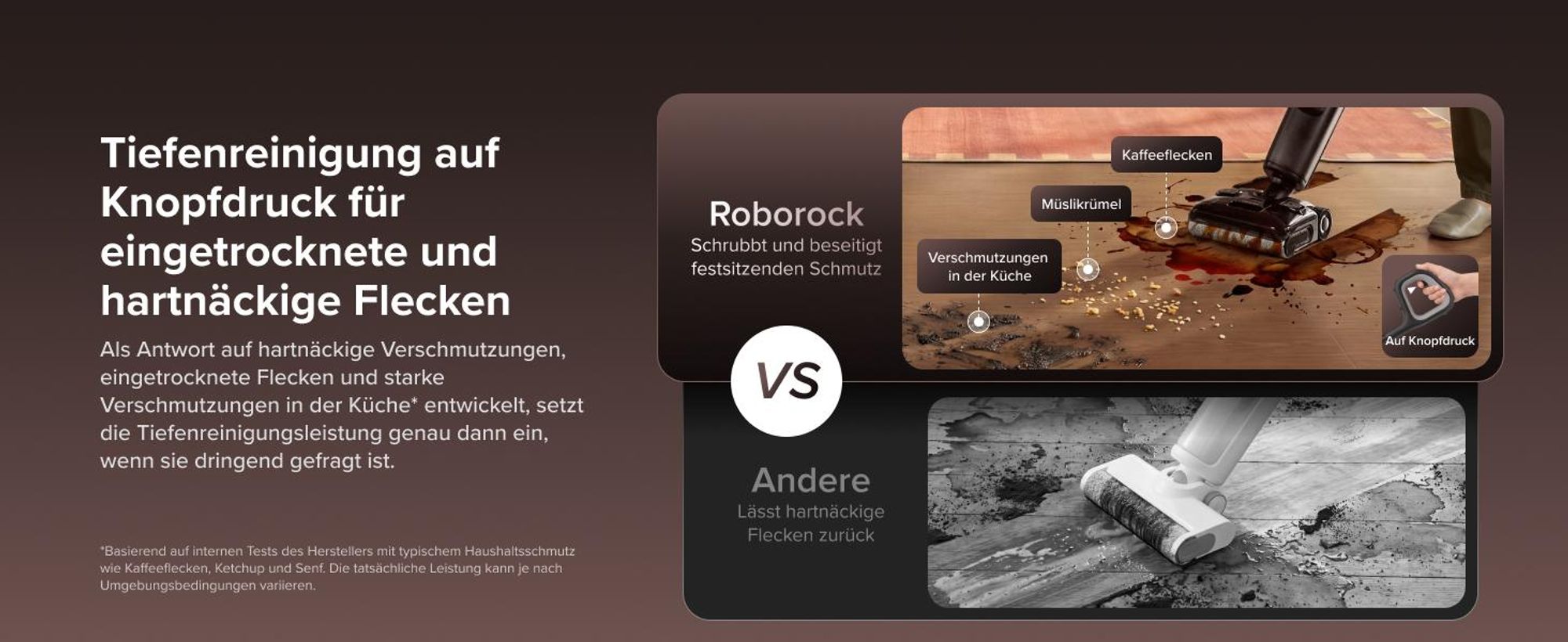 Roborock F25 Pro Turbo Nass Trockensauger, 25.000 Pa, 60 Min Laufzeit 180° Lay-Flat Saugwischer, Tiefenreinigungs, 95°C Hochtemperatur Selbstreinigung