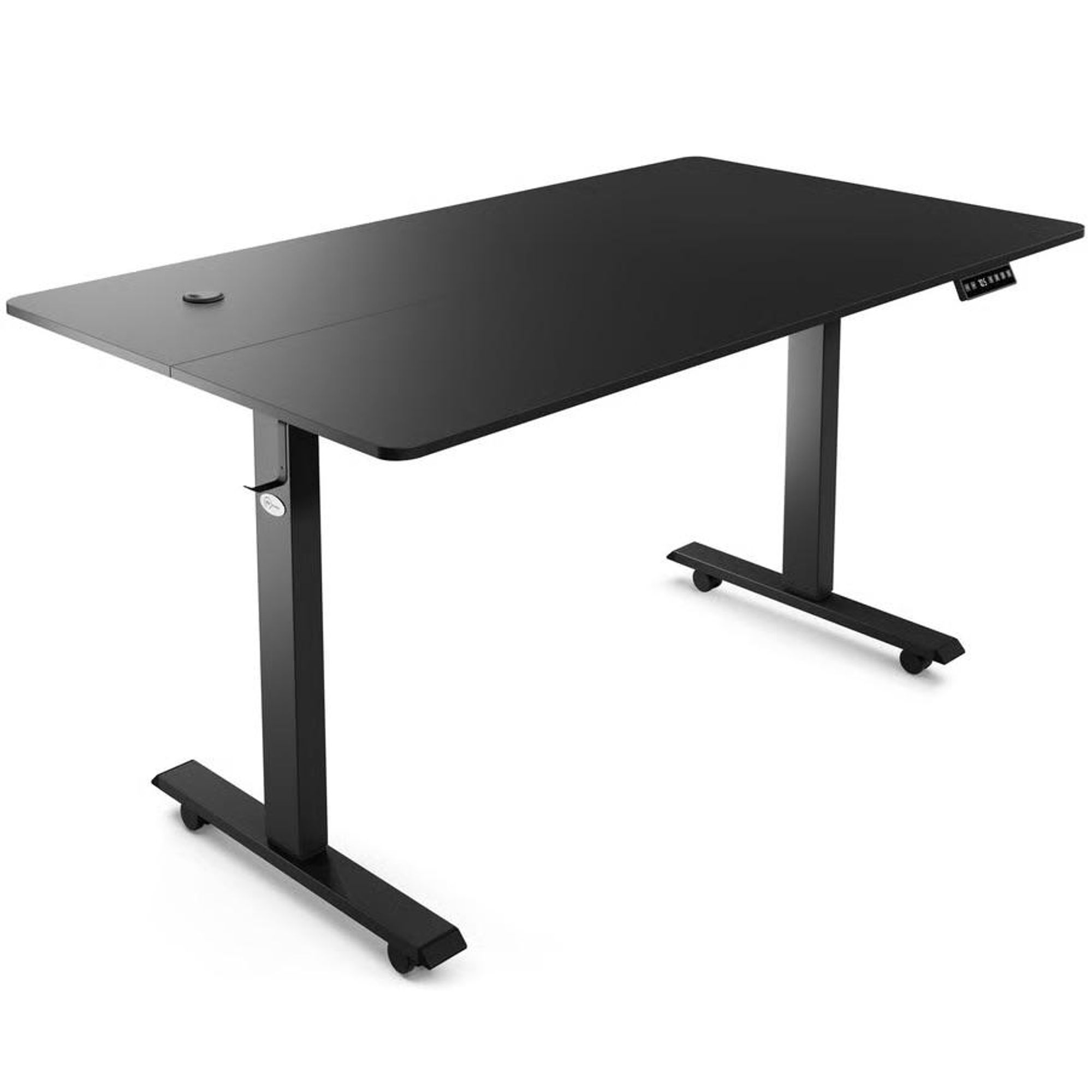 di volio výškovo nastaviteľný stôl elektrický písací stôl 140x80cm RAPALO čierny