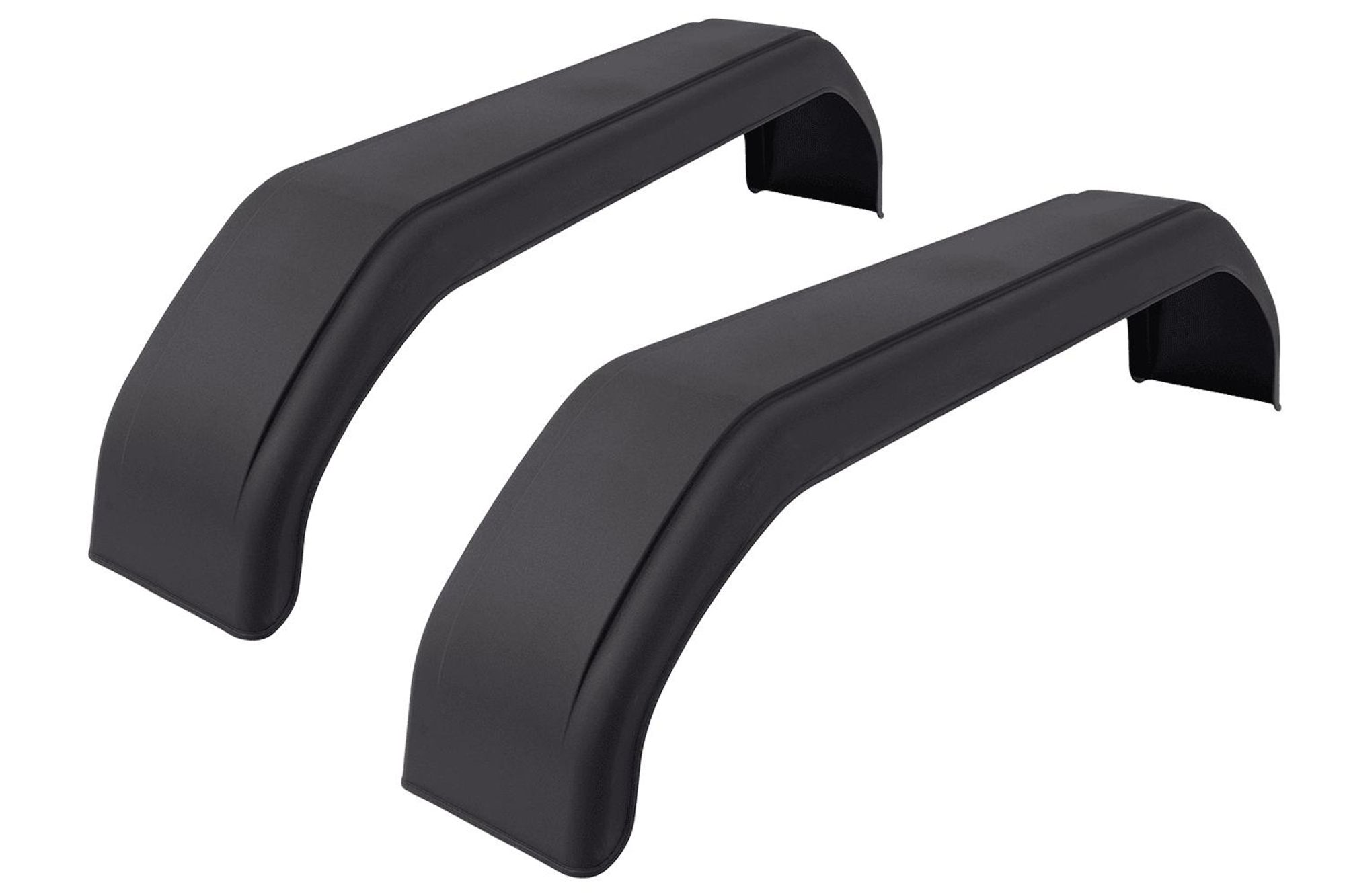DE HAAN THMK 24150 Tandem-Kotflügel-Set 15-16 Zoll aus Kunststoff 2 Stück für Pkw-Anhänger 1500x240 mm als Radkasten