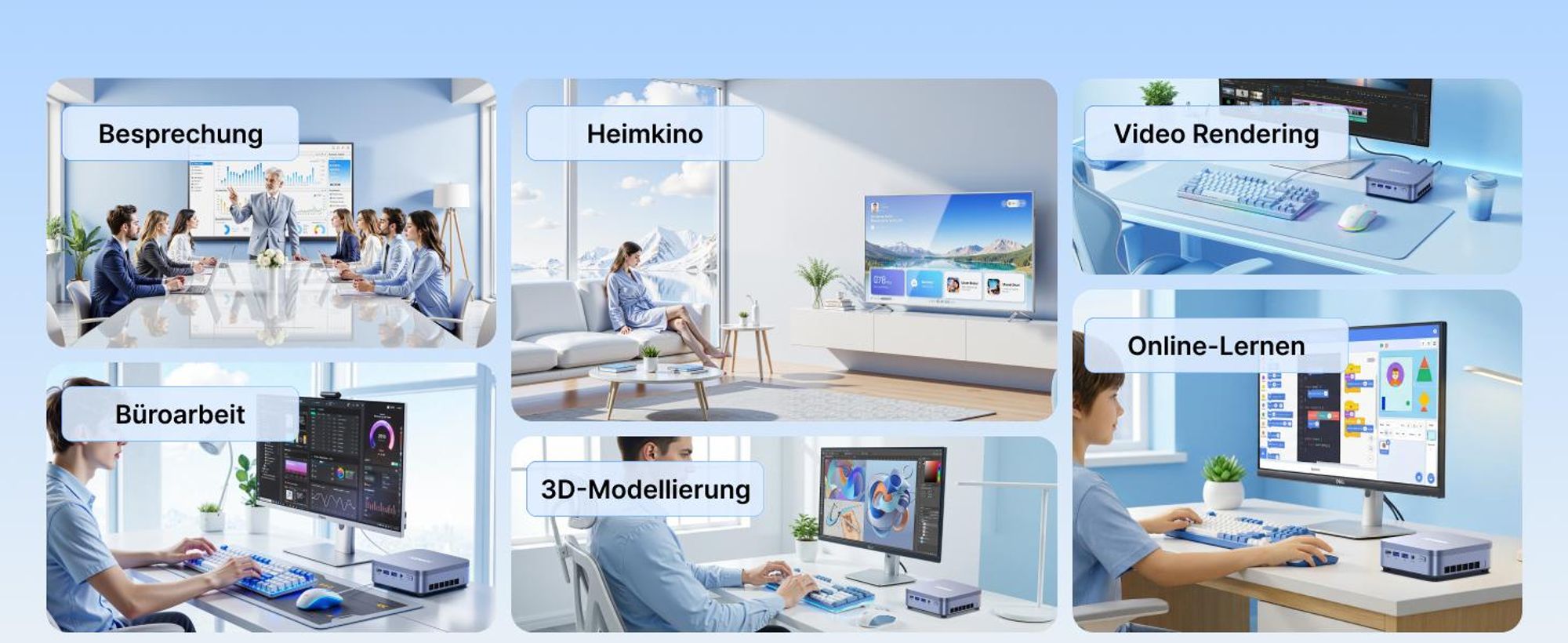 ACEMAGIC M5 Mini PC, Intel i9-14900HX (24C/32T),32GB DDR4 1TB NVME SSD | Mini Computer mit Windows 11 Pro | WiFi 6 | 4K UHD | Type-C