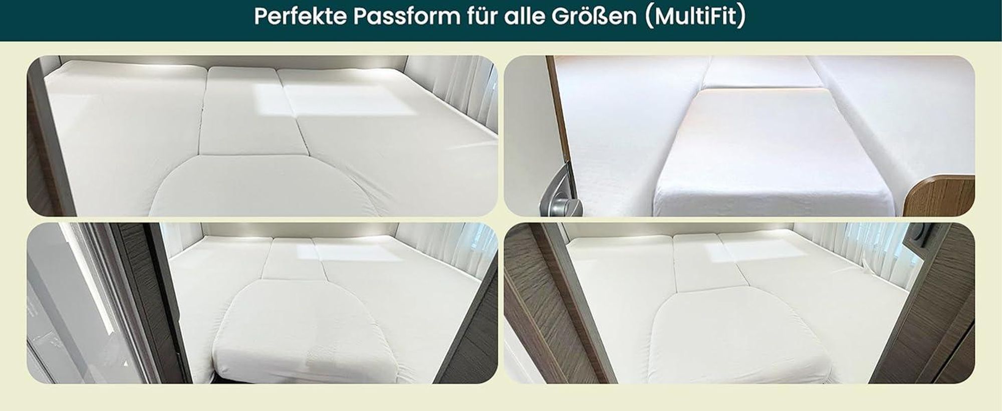 Das Set enthält zwei Jersey-Spannbettlaken.