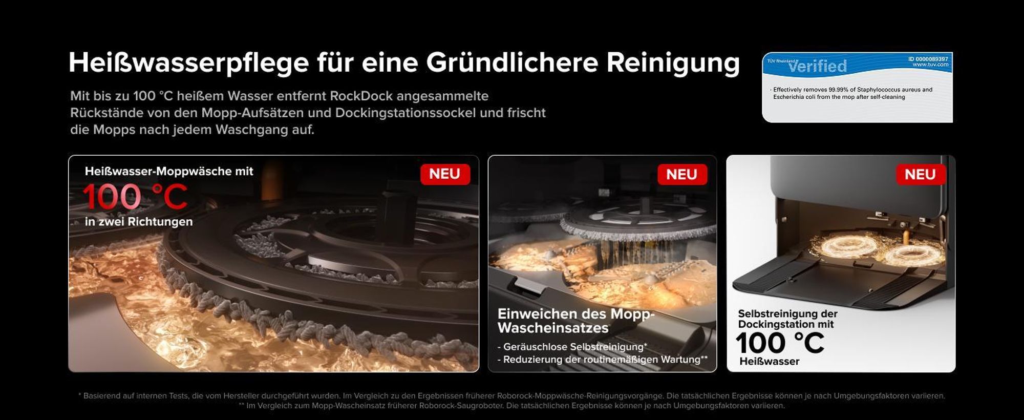 Roborock Saros 20 Set Saugroboter mit Wischfunktion, 36,000 Pa(Upgrade von Saros 10R), AdaptiLift Chassis 3.0, 100 °C Heißwasser-Moppwäsche