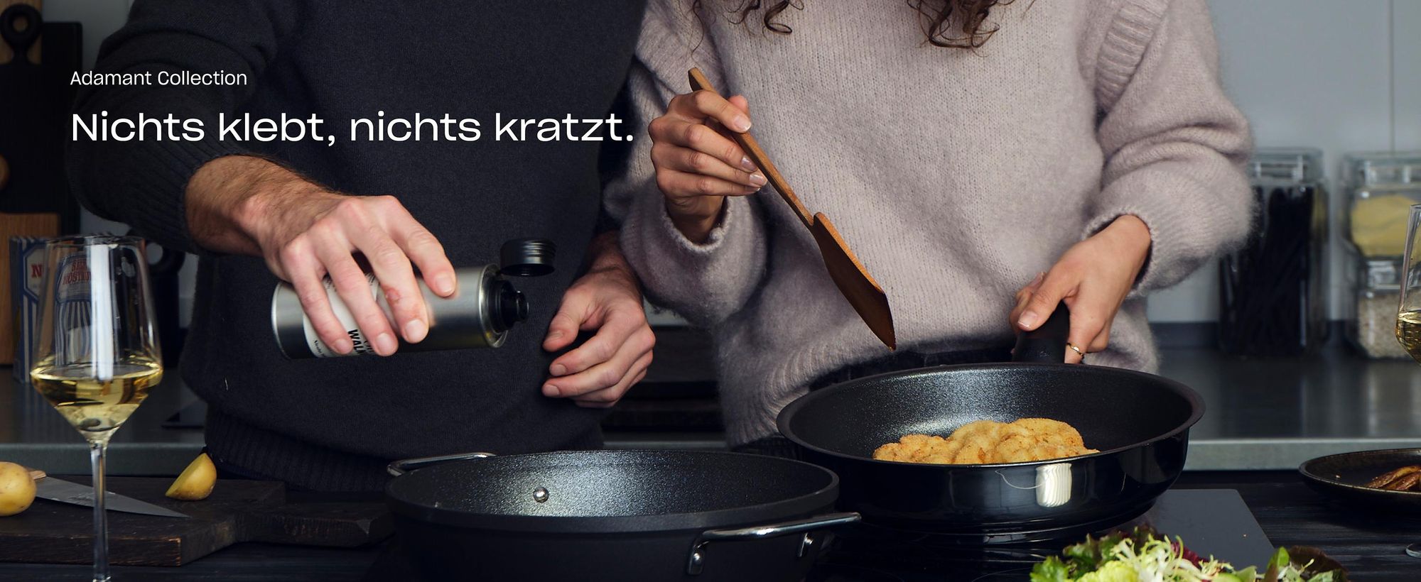 Fissler Adamant Comfort / Aluminium-Pfanne (28 cm) Bratpfanne- beschichtet, antihaftend, kratzfest - Induktion