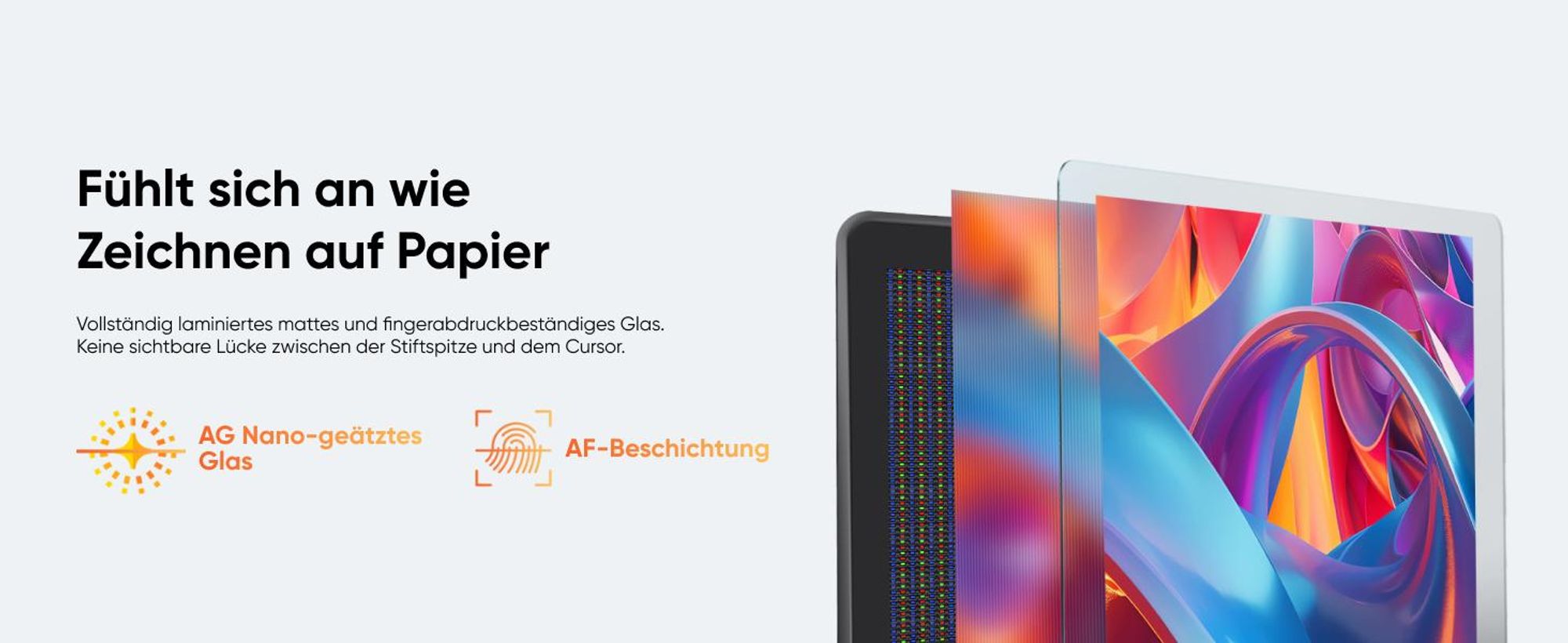 XPPen Artist Pro 22 (Gen 2), Kabelgebunden, 5080 lpi, 475,392 x 267,408 mm, USB/Bluetooth, 1 cm, Stift
