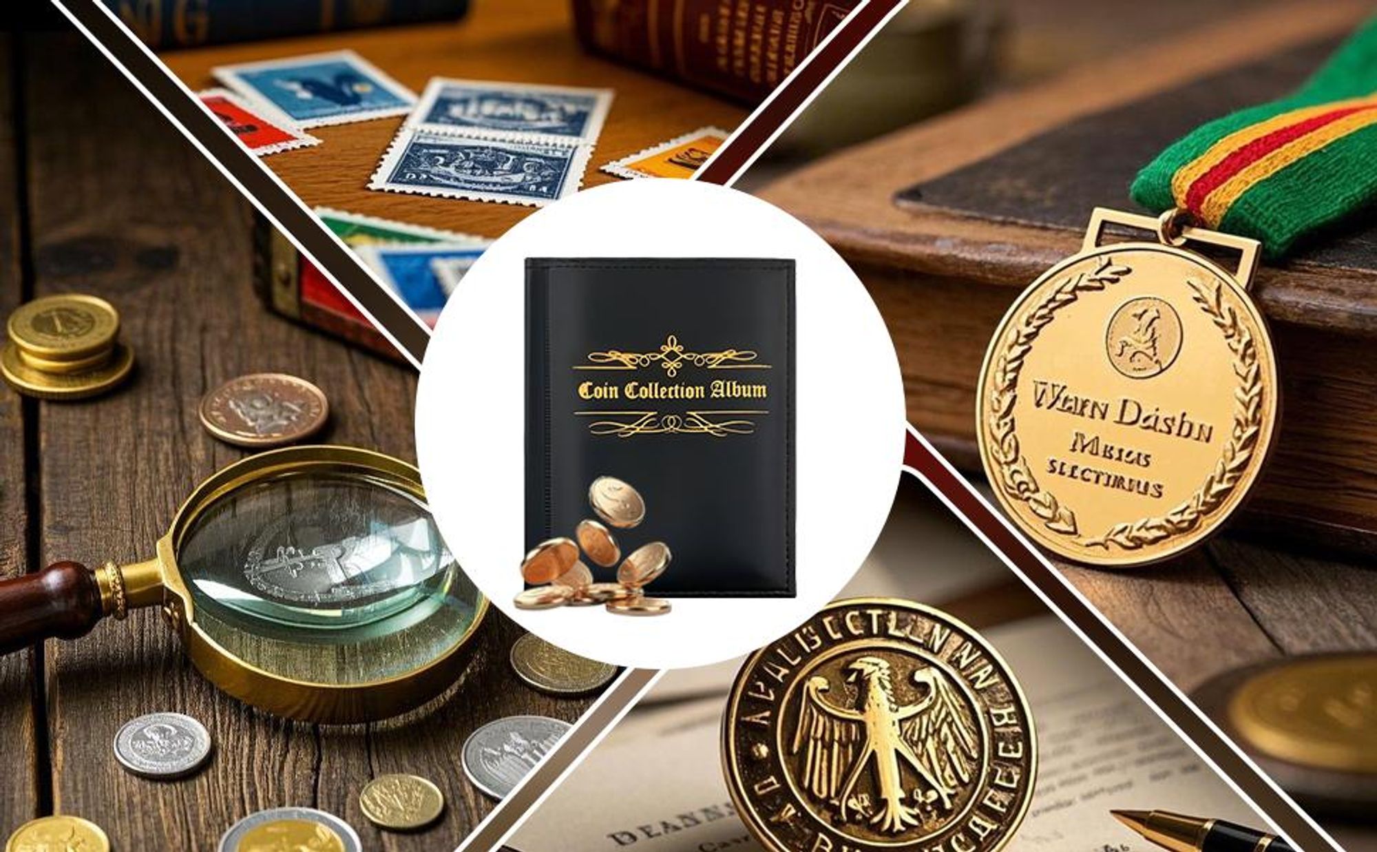 Münzalbum, Sammelalbum, Münzsammelbuch, 480 Stück Münzen Aufbewahrung, Sammler Münzalbum, für Pfund, Pence, Cent, Dollar, Nickel