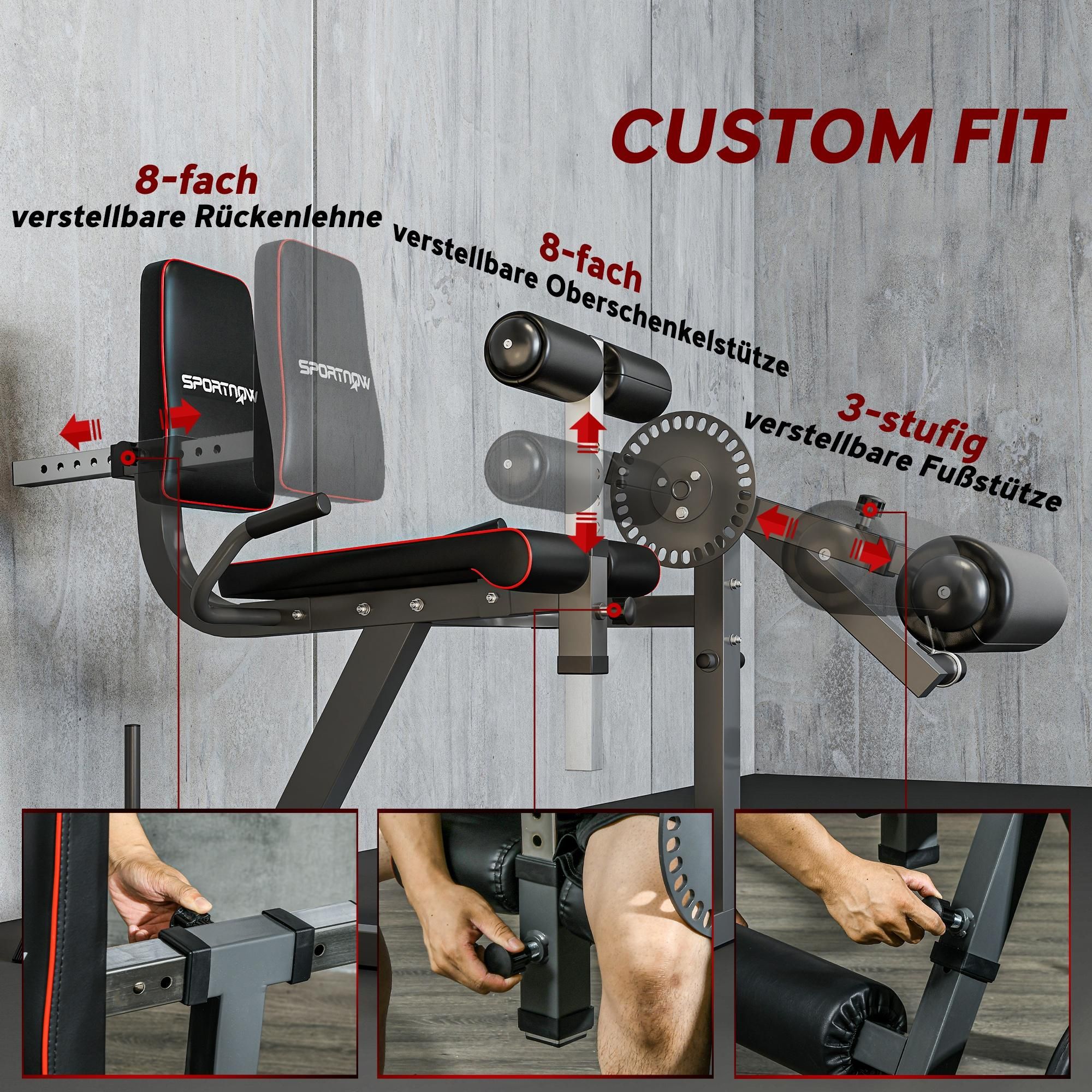 Beinbeuger Oberschenkeltrainer Beinstrecker