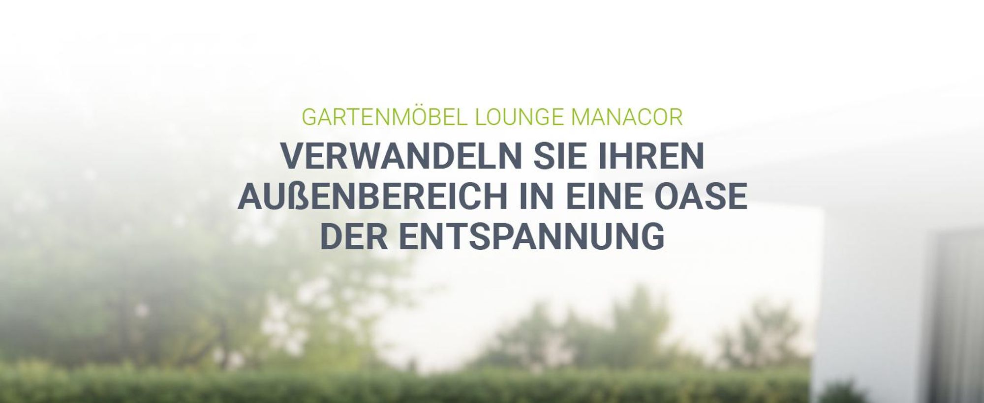Juskys Polyrattan Lounge Manacor Schwarz und Grau