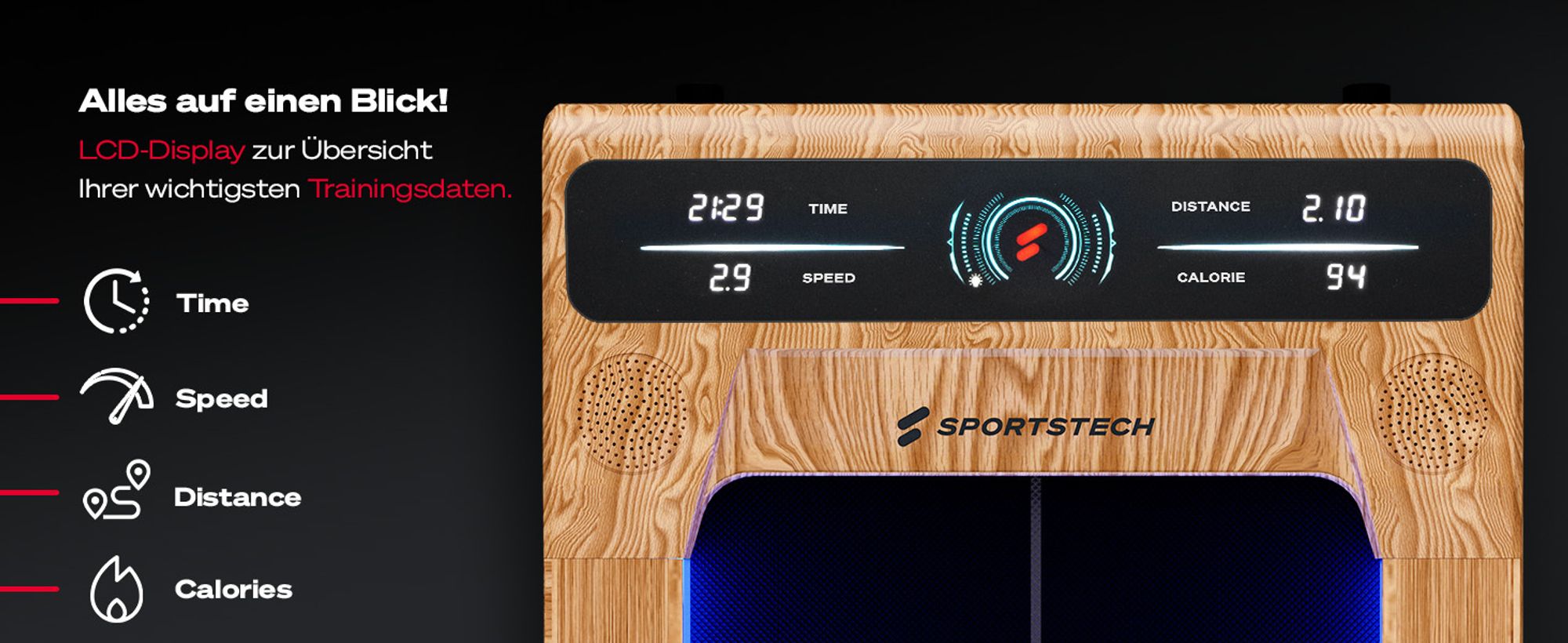 Sportstech sWalk Hellbraun